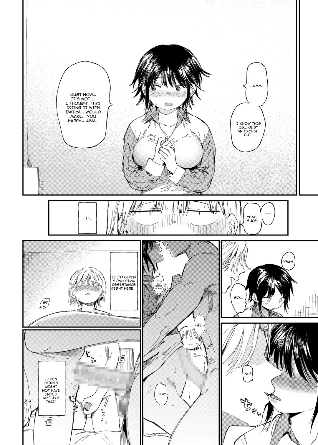 TS Shitara Tomodachi Ni Yararetashi Kanojo Mo NTRreta Hanashi chuuhen | Story of How When I Changed Genders, My Friend Fucked Me and My Girlfriend Got NTR'd Second Part page 26 original parody - big breasts mmf threesome hentai manga - read online free