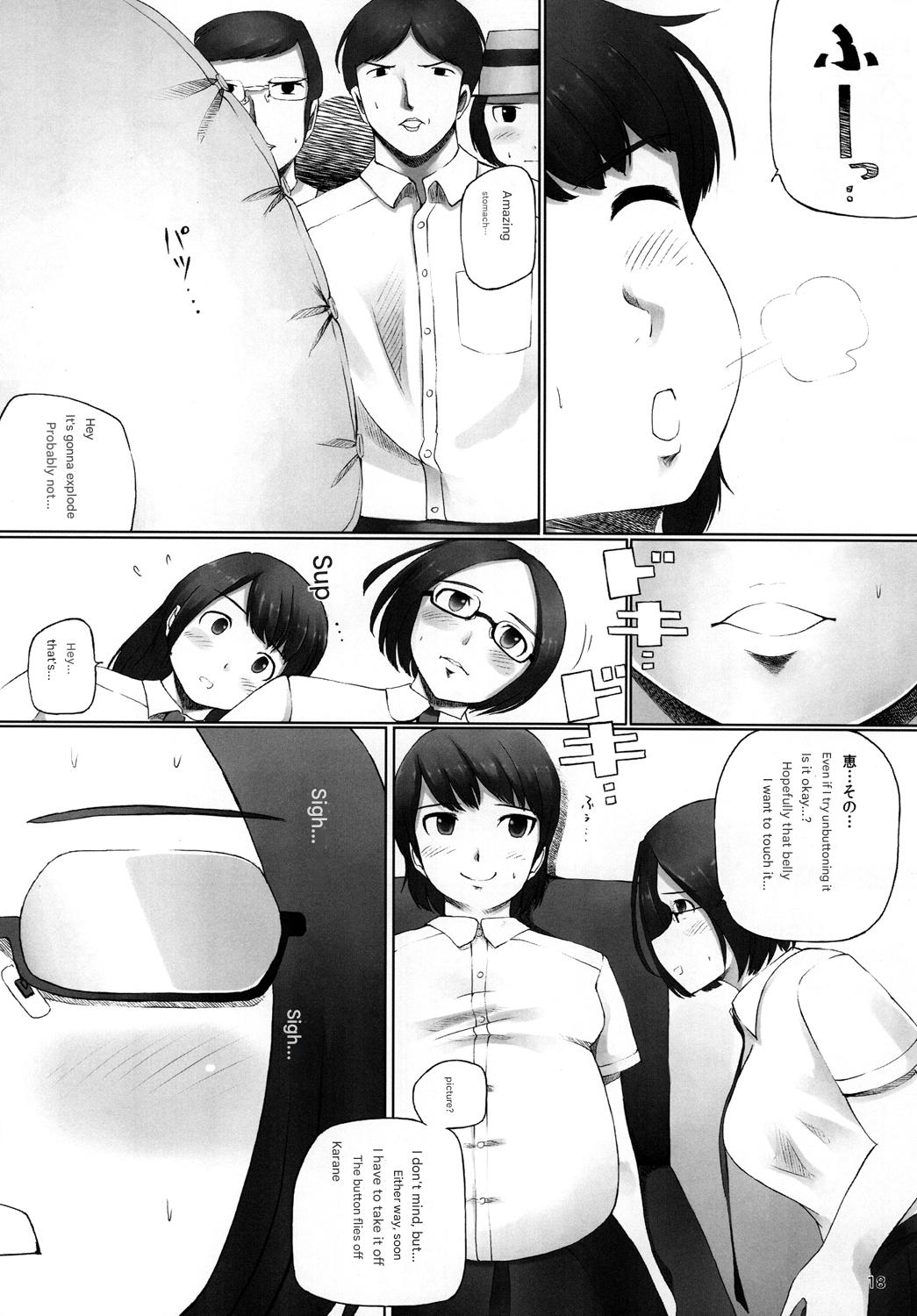 OVER REV - Oogui Musumetachi no Hibi 2 page 19 original parody - replaced weight gain hentai manga - read online free