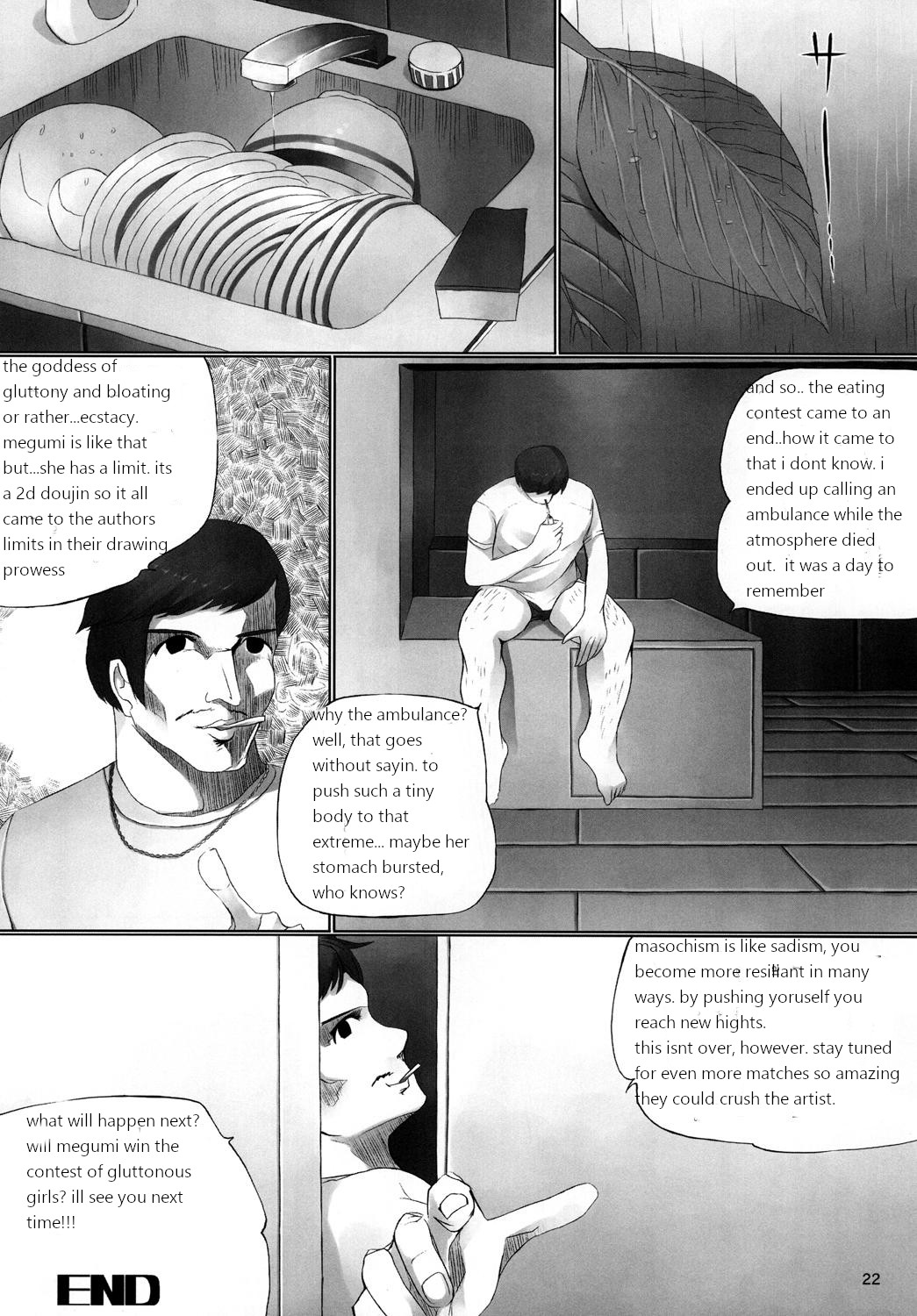 OVER REV - Oogui Musumetachi no Hibi 2 page 22 original parody - schoolgirl uniform weight gain hentai manga - read online free