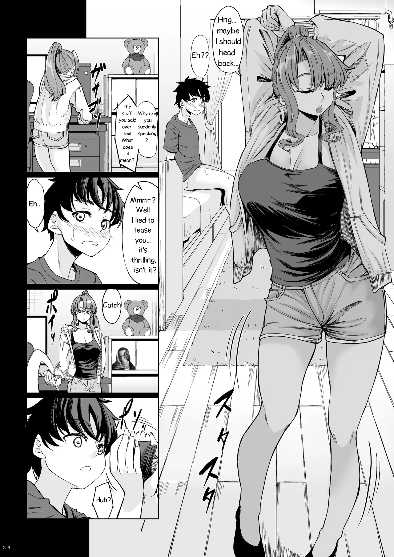 Shinchou 211 cm no Jirai-kei Joshi ni Nerawarete mou Nigerarenai 2 page 25 original parody - kissing big breasts hentai manga - read online free