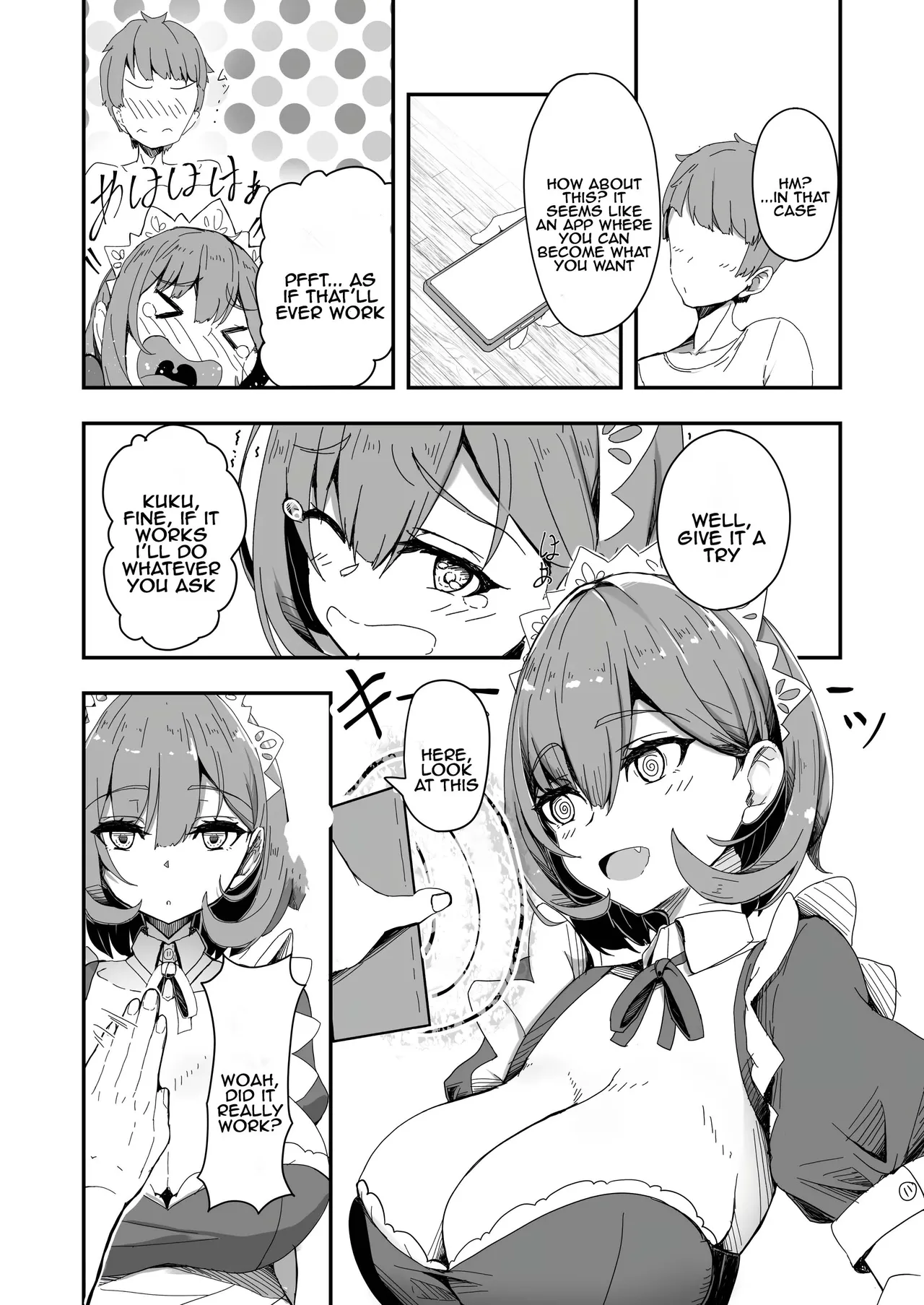 Page 13 of [Tempest (Imaki Ten, tatapopo)] Bishoujo TS Shite Choushi ni Notta Yuujin o Appli de Omocha ni suru Hon [Digital] [Tenuous Scans]