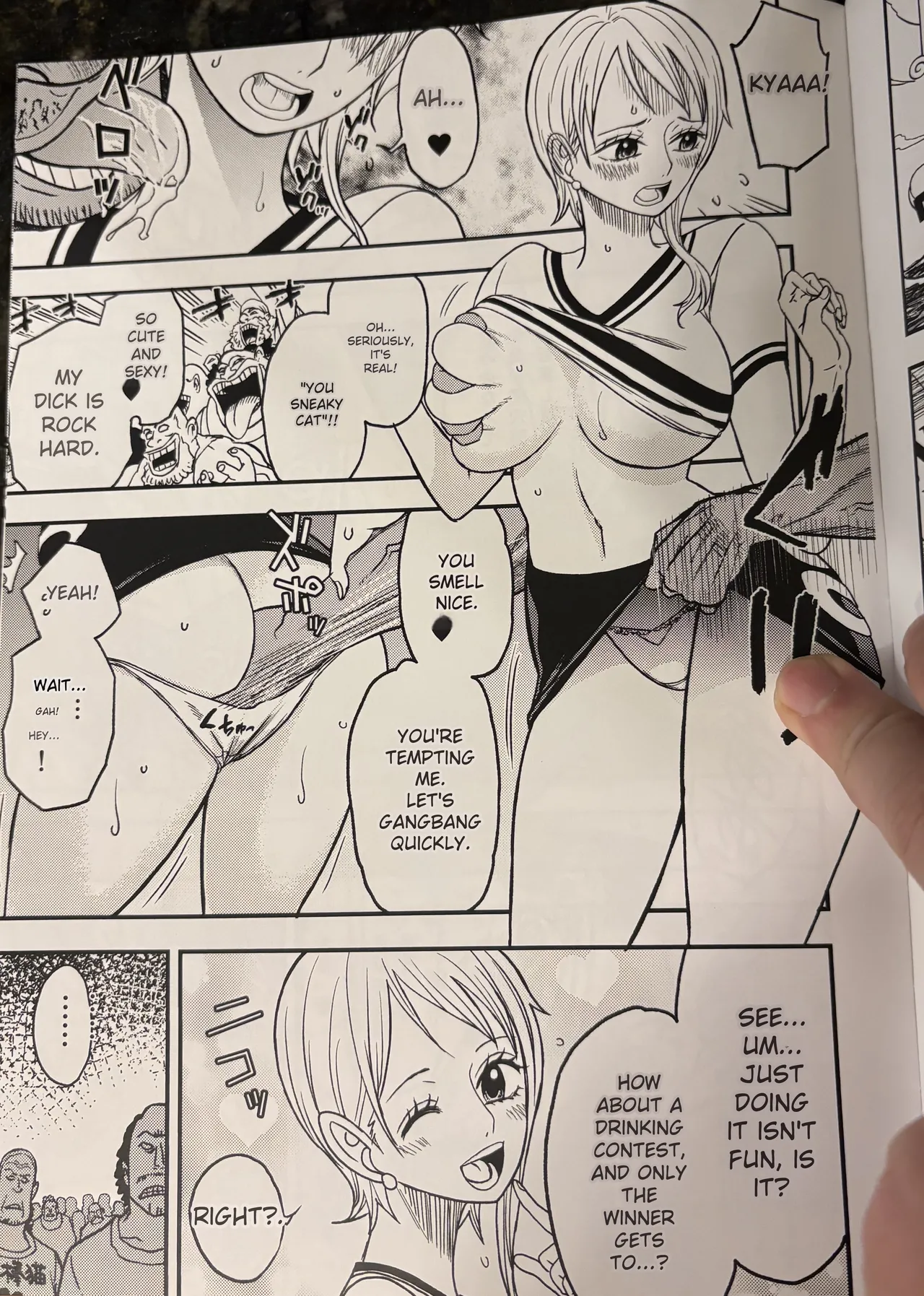 Nami Hole page 48 featuring nami one piece parody - rough translation hentai manga - read online free