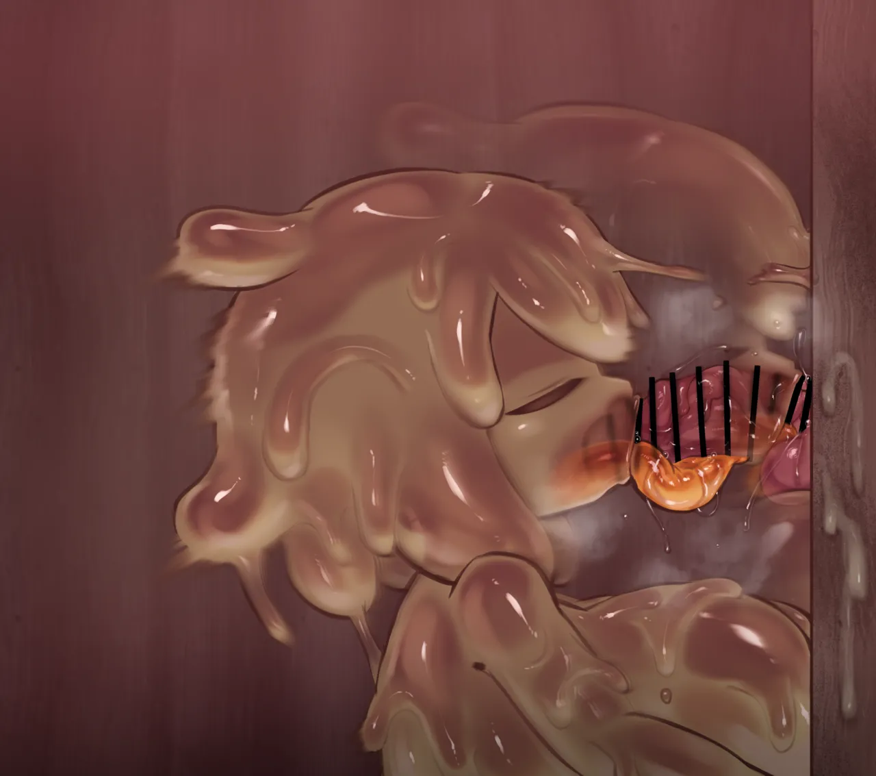 Slime Girl from a Blowjob Brothel page 16 original parody - slime big breasts hentai manga - read online free