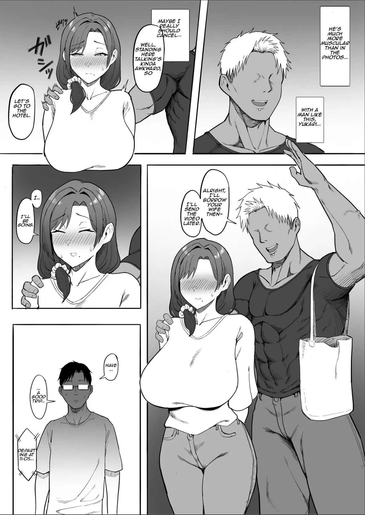 [Tomato Can Souko] Hitozuma Yukari-san NTR | Married Woman Yukari-san NTR [English] [Aishi21] page 11 original parody - milf sweating hentai manga - read online free