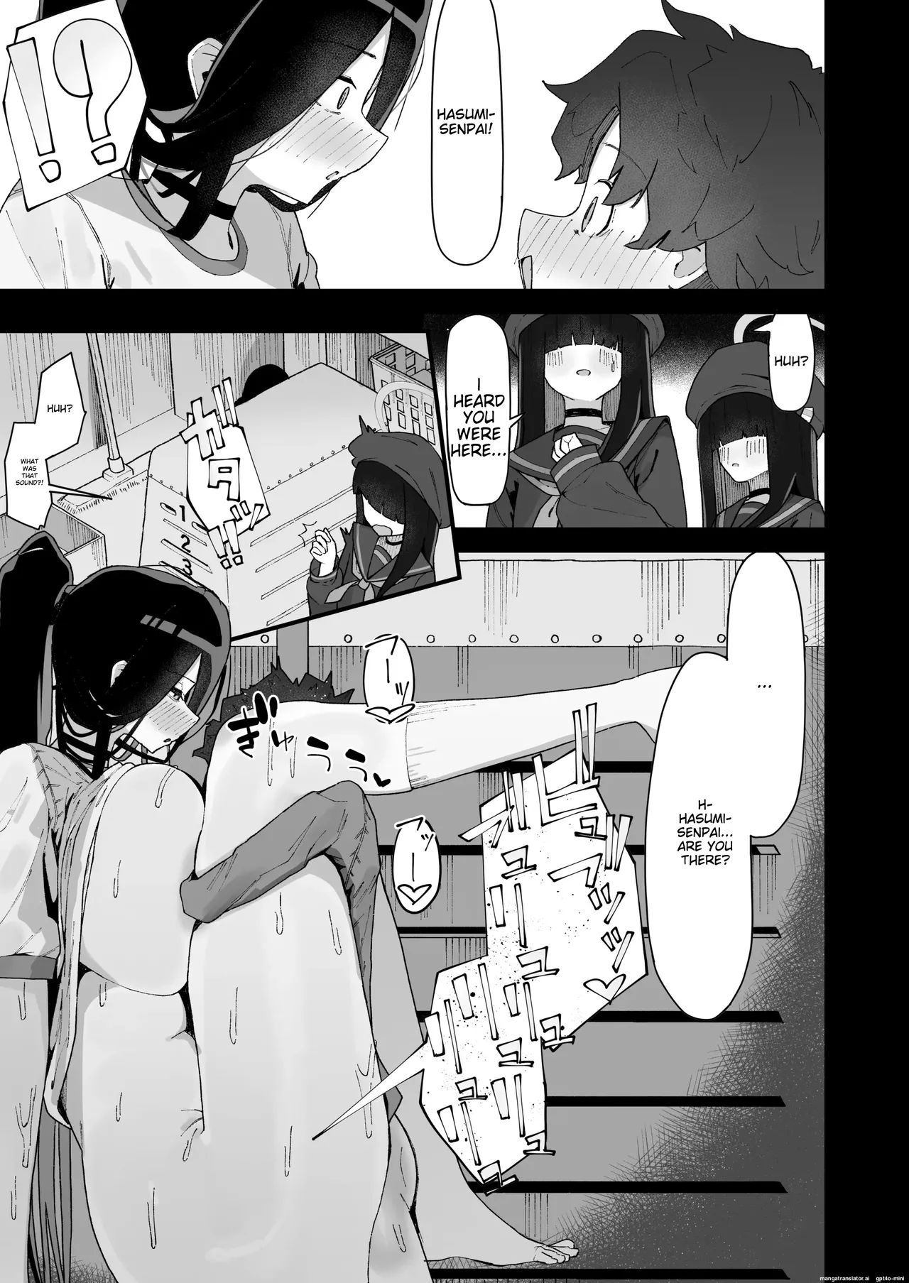 Page 6 of Hiding with Hasumi in the gym storage room for some steamy fun♡