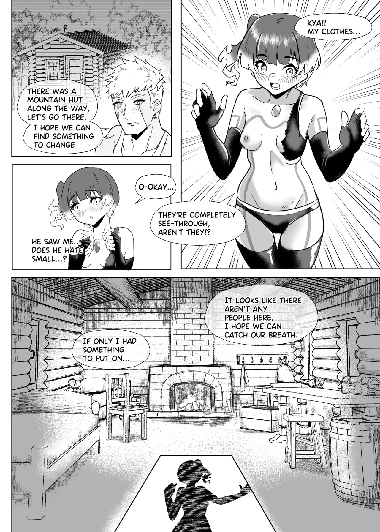 Lanz X Sena Voltage of Two page 17 featuring sena xenoblade chronicles 3 parody - stockings small breasts hentai manga - read online free
