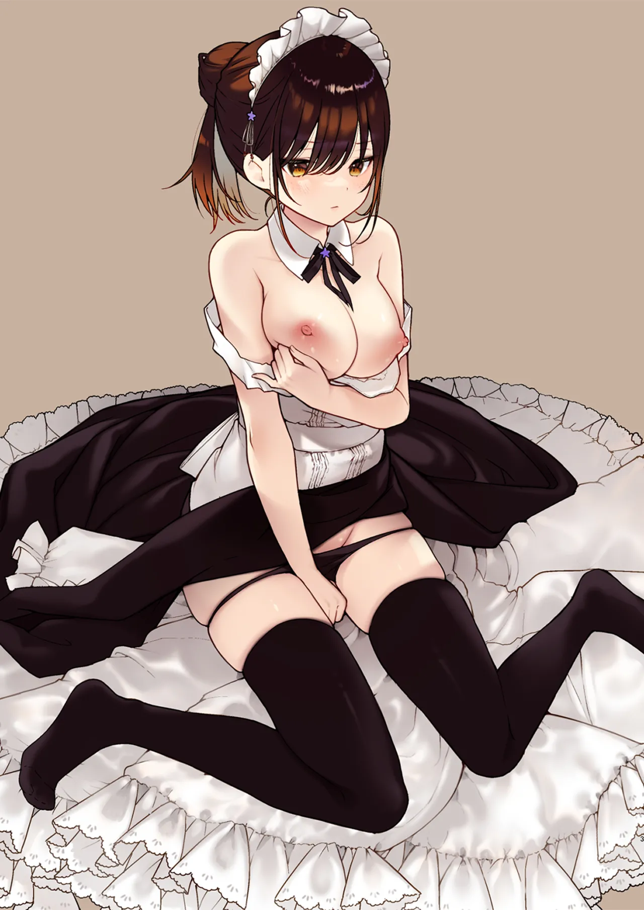 Page 2 of [Mutou Koucha] [Full Color] Jitome Maid-san to Love Love Ecchi [English] [Digital]