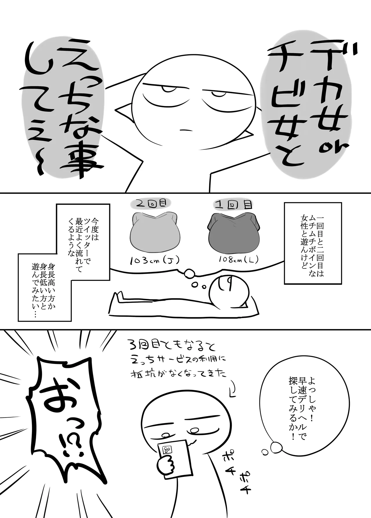 Page 2 of [リコシェット] エッチな事してきたよのレポ漫画