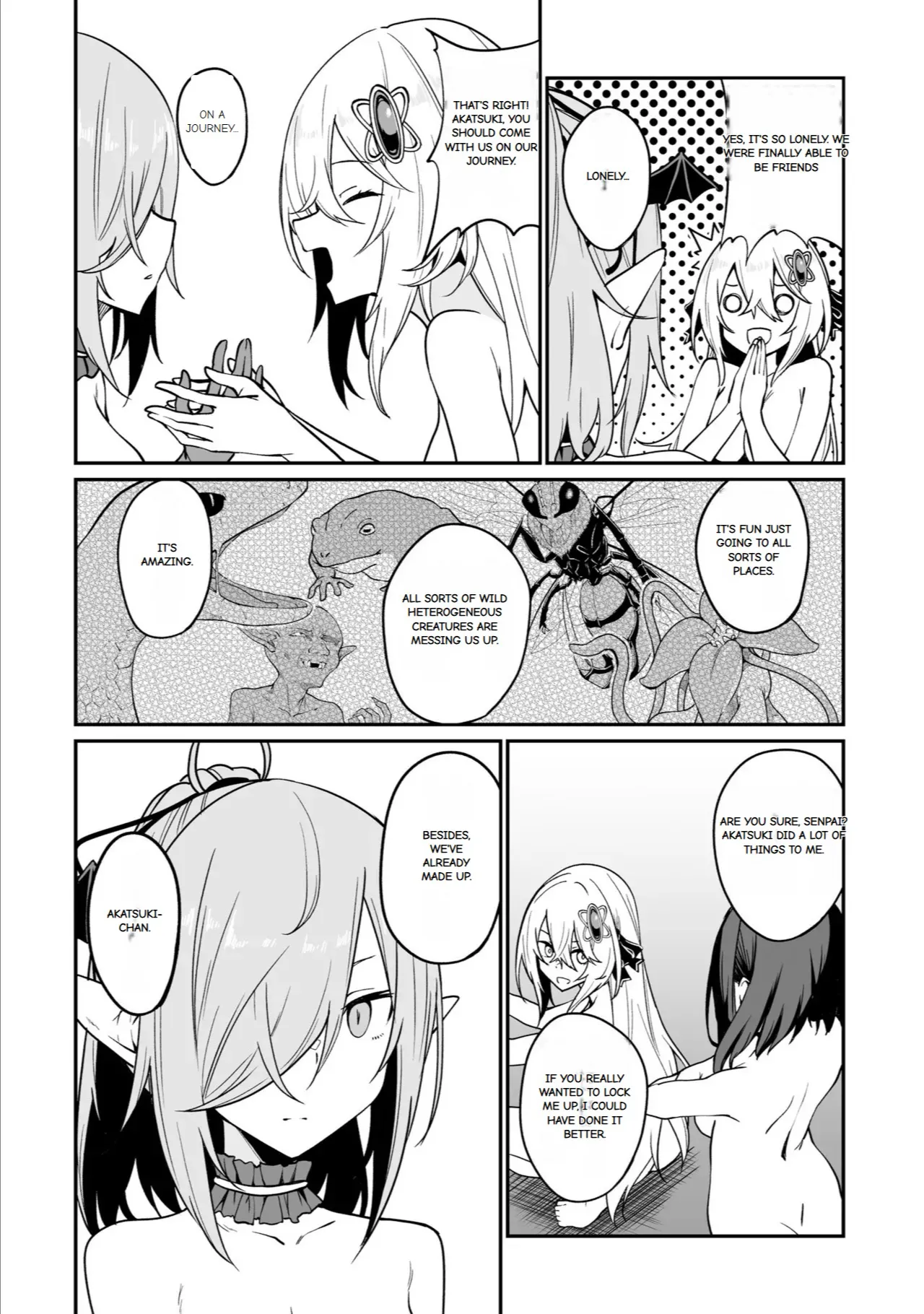 Furou Fushi Shoujo no Naedoko Ryokouki - The Nursery Travel Report by a Immortality Girl. 3 page 138 original parody - wings monster girl hentai manga - read online free
