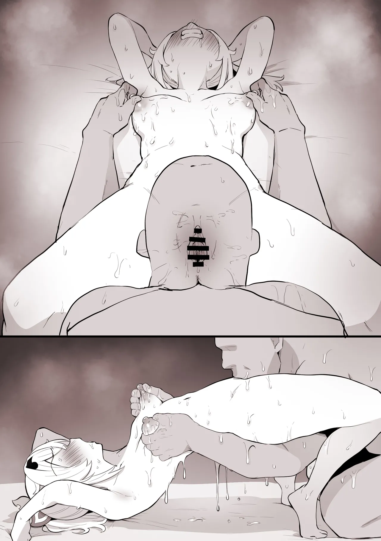 ローション相撲で気持ちよくなっちゃう い〇は page 10 featuring kazama iroha hololive parody - sole female sole male hentai manga - read online free