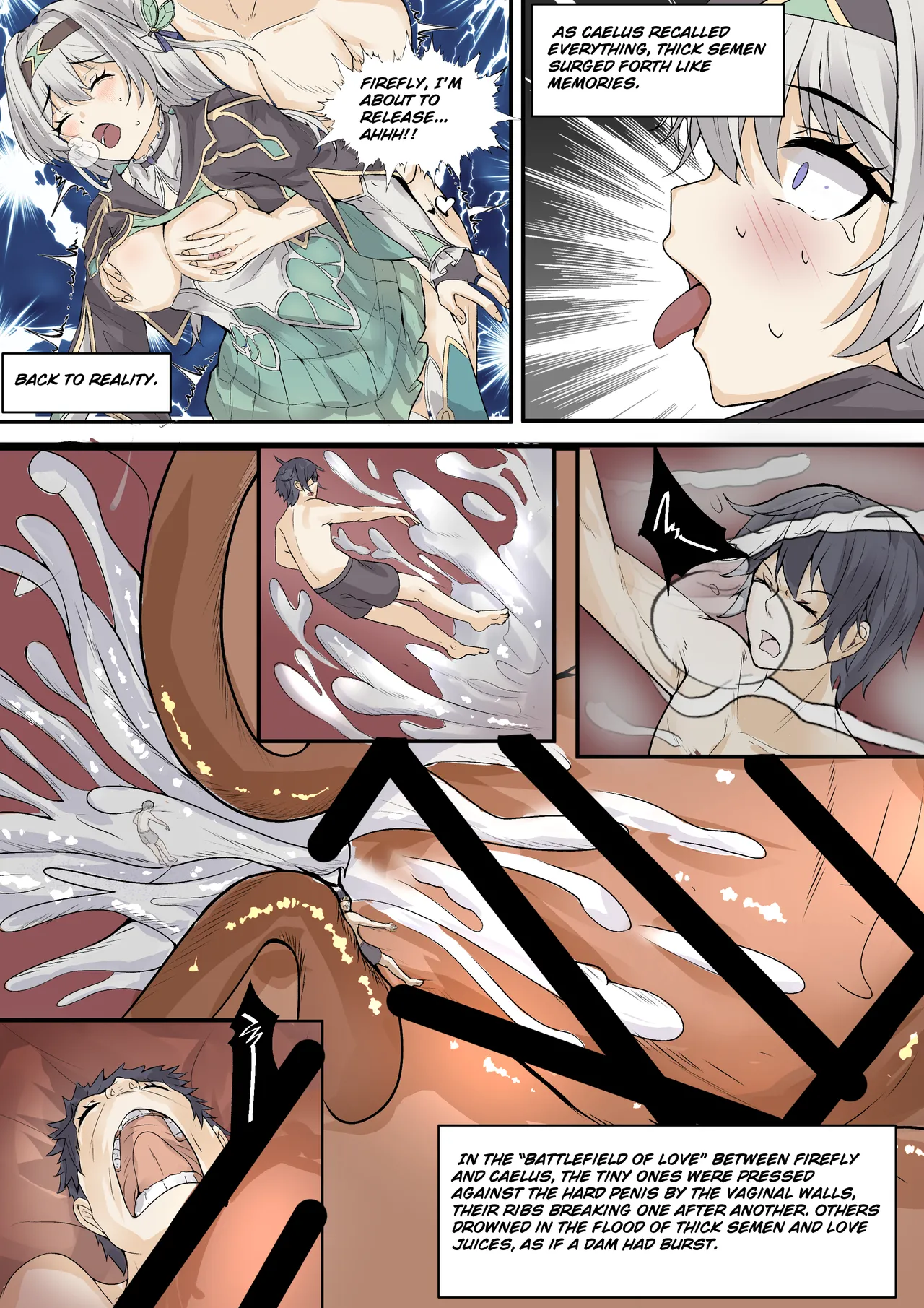 Firefly page 21 featuring caelus honkai star rail parody - unbirth x-ray hentai manga - read online free