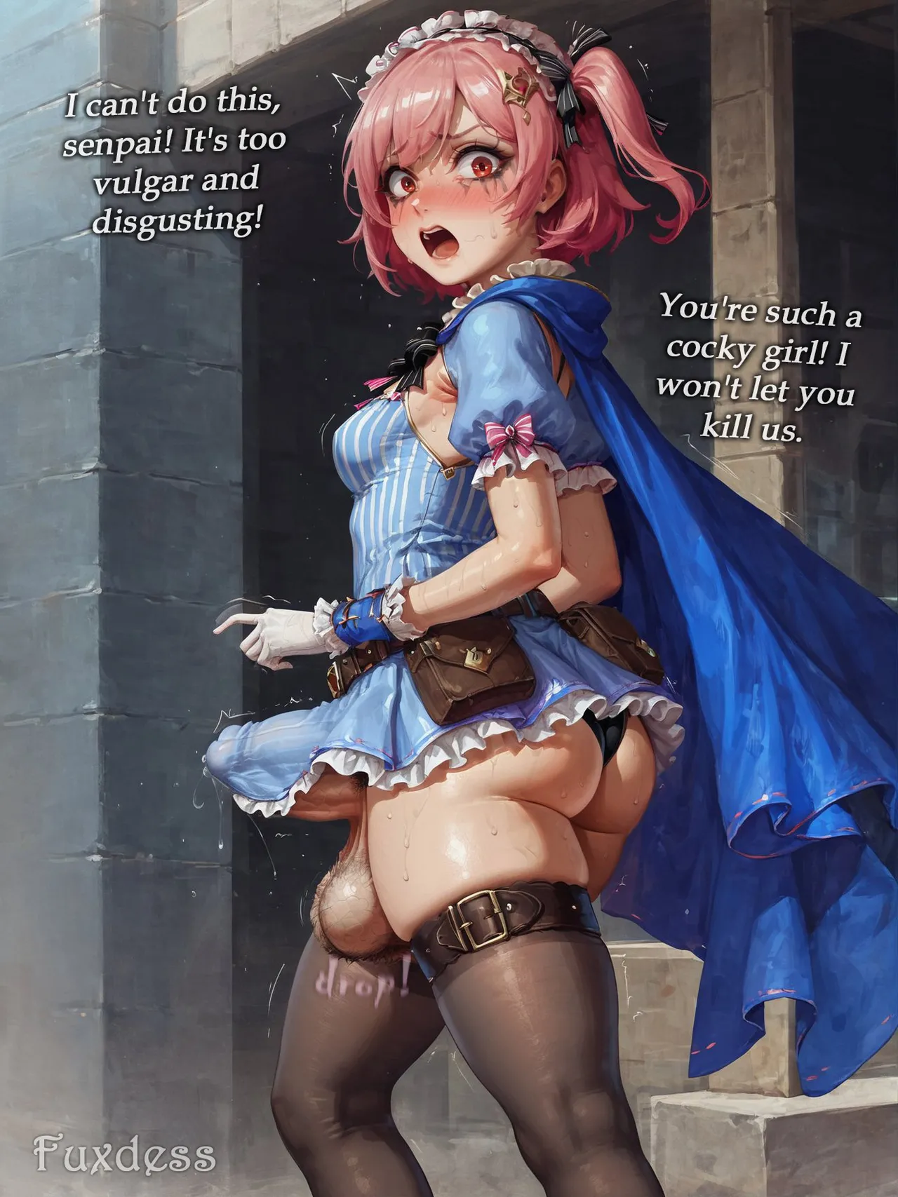 Potion show worker accidentally becomes a horribly sexy futanari monster! By Fuxdess, Part 2 page 16 - futanari transformation hentai manga - read online free