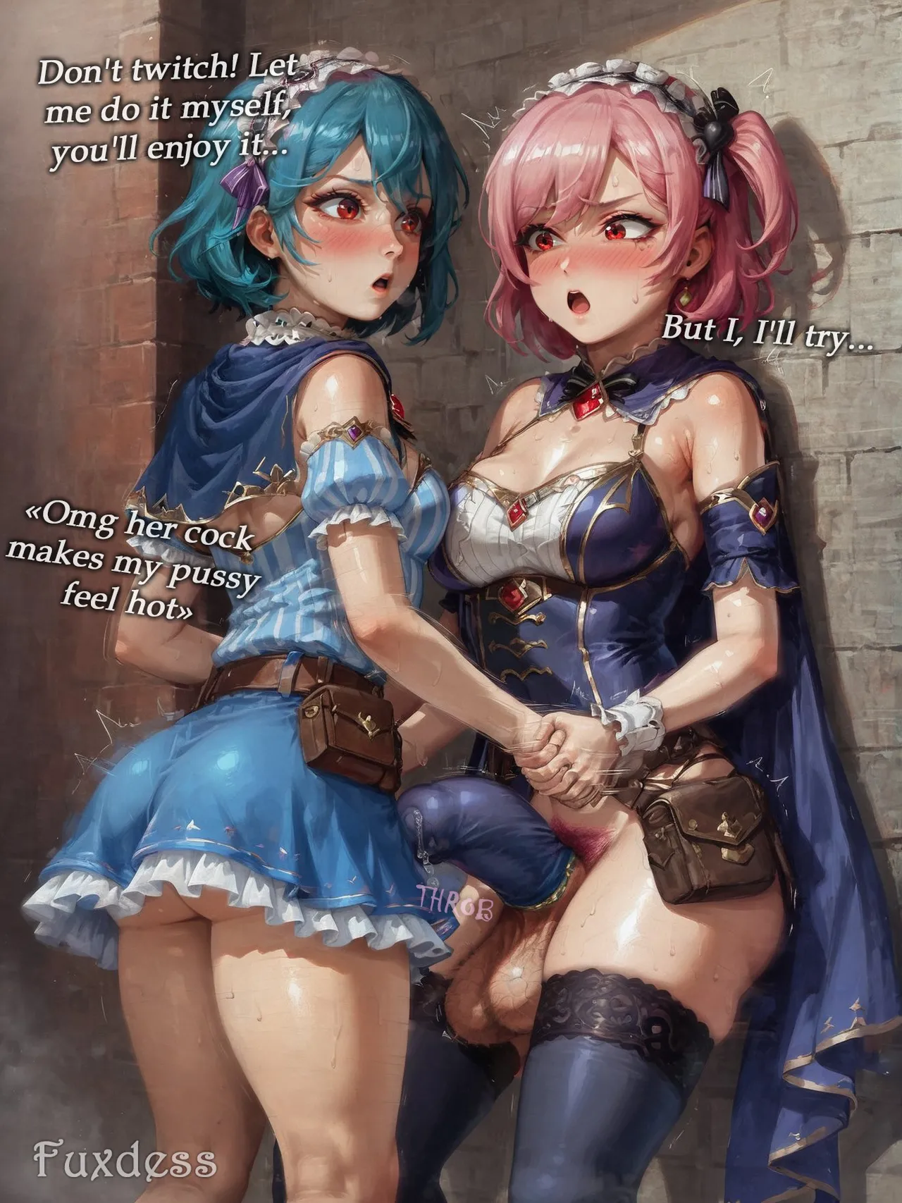 Page 17 of Potion show worker accidentally becomes a horribly sexy futanari monster! By Fuxdess, Part 2 [Ai generated]
