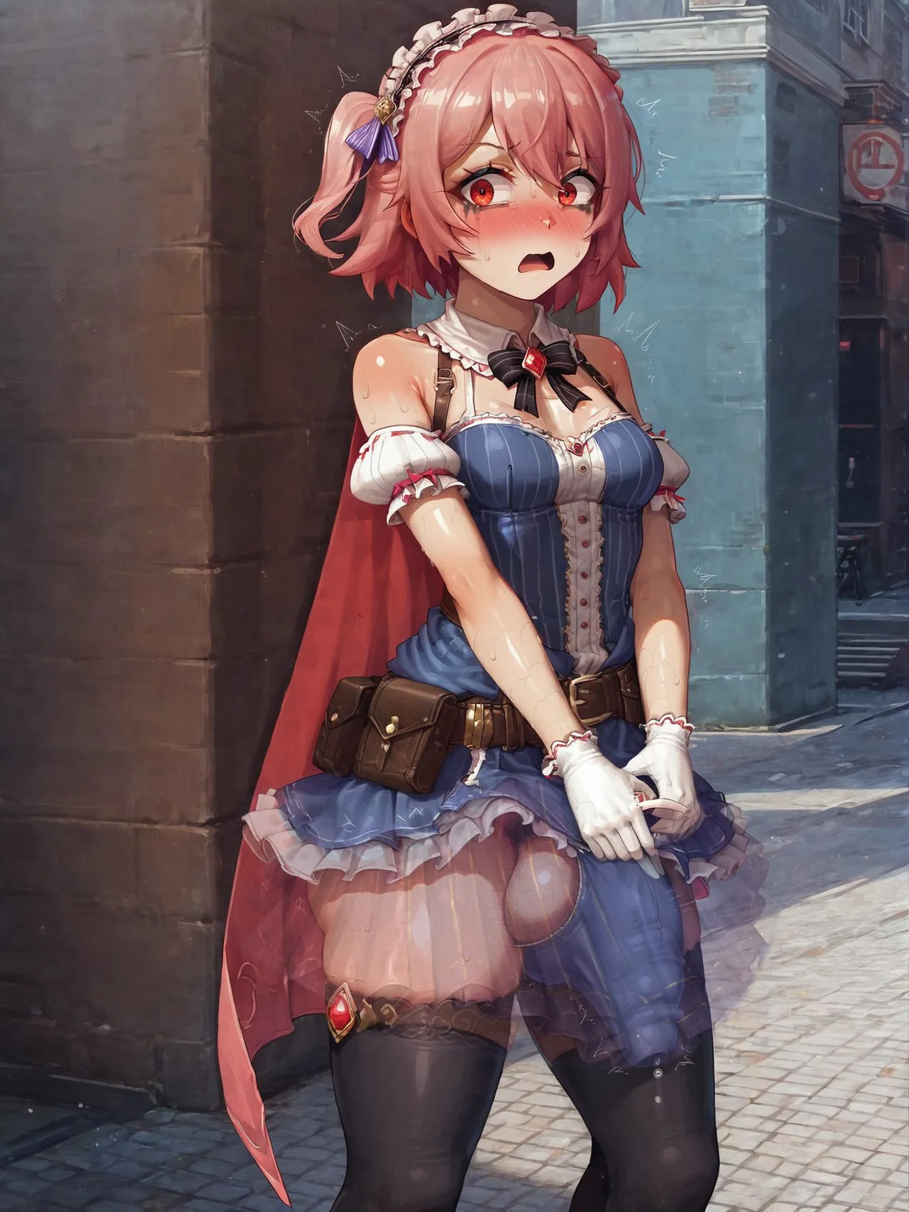 Page 43 of Potion show worker accidentally becomes a horribly sexy futanari monster! By Fuxdess, Part 2 [Ai generated]
