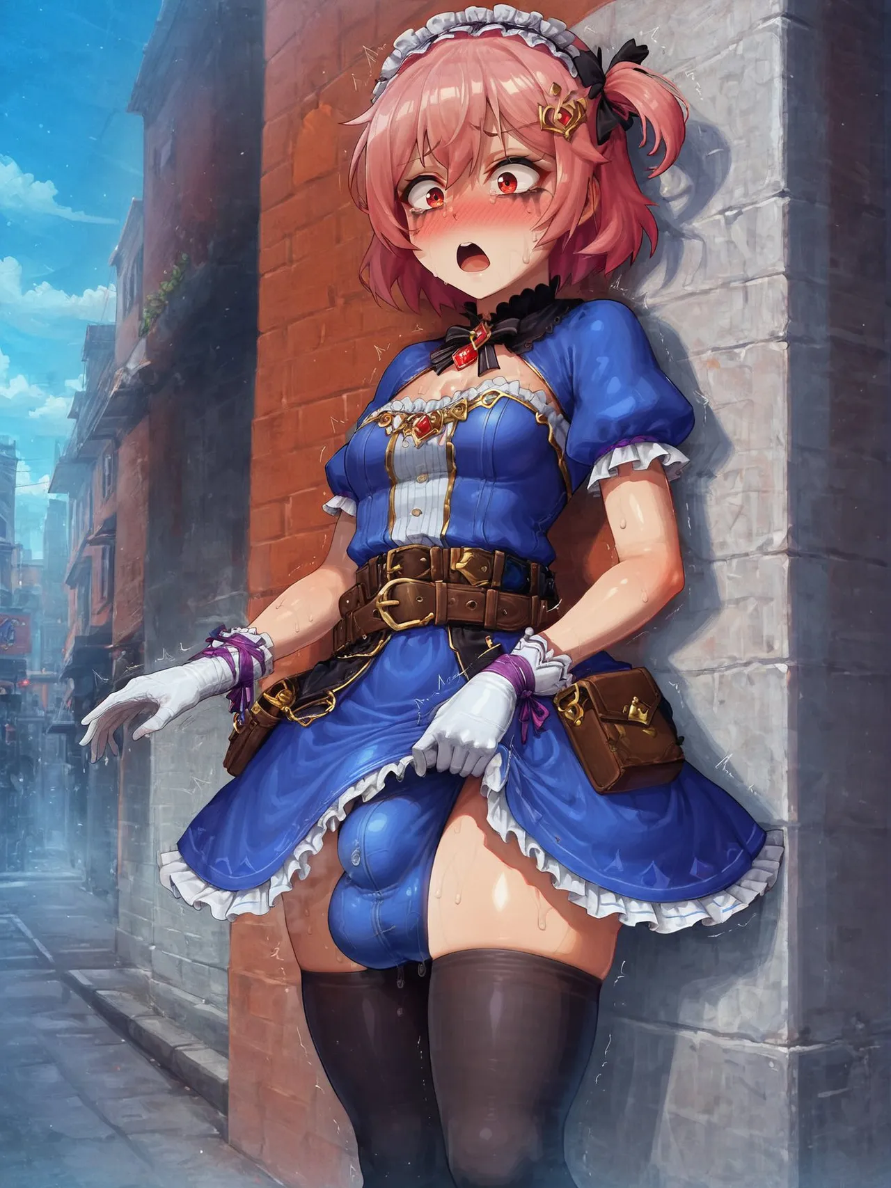 Page 46 of Potion show worker accidentally becomes a horribly sexy futanari monster! By Fuxdess, Part 2 [Ai generated]