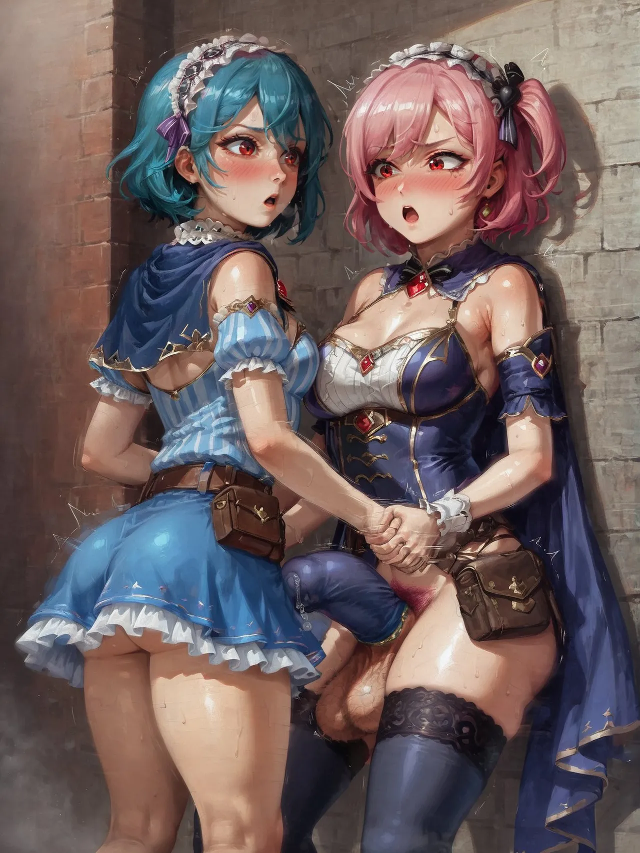Page 52 of Potion show worker accidentally becomes a horribly sexy futanari monster! By Fuxdess, Part 2 [Ai generated]