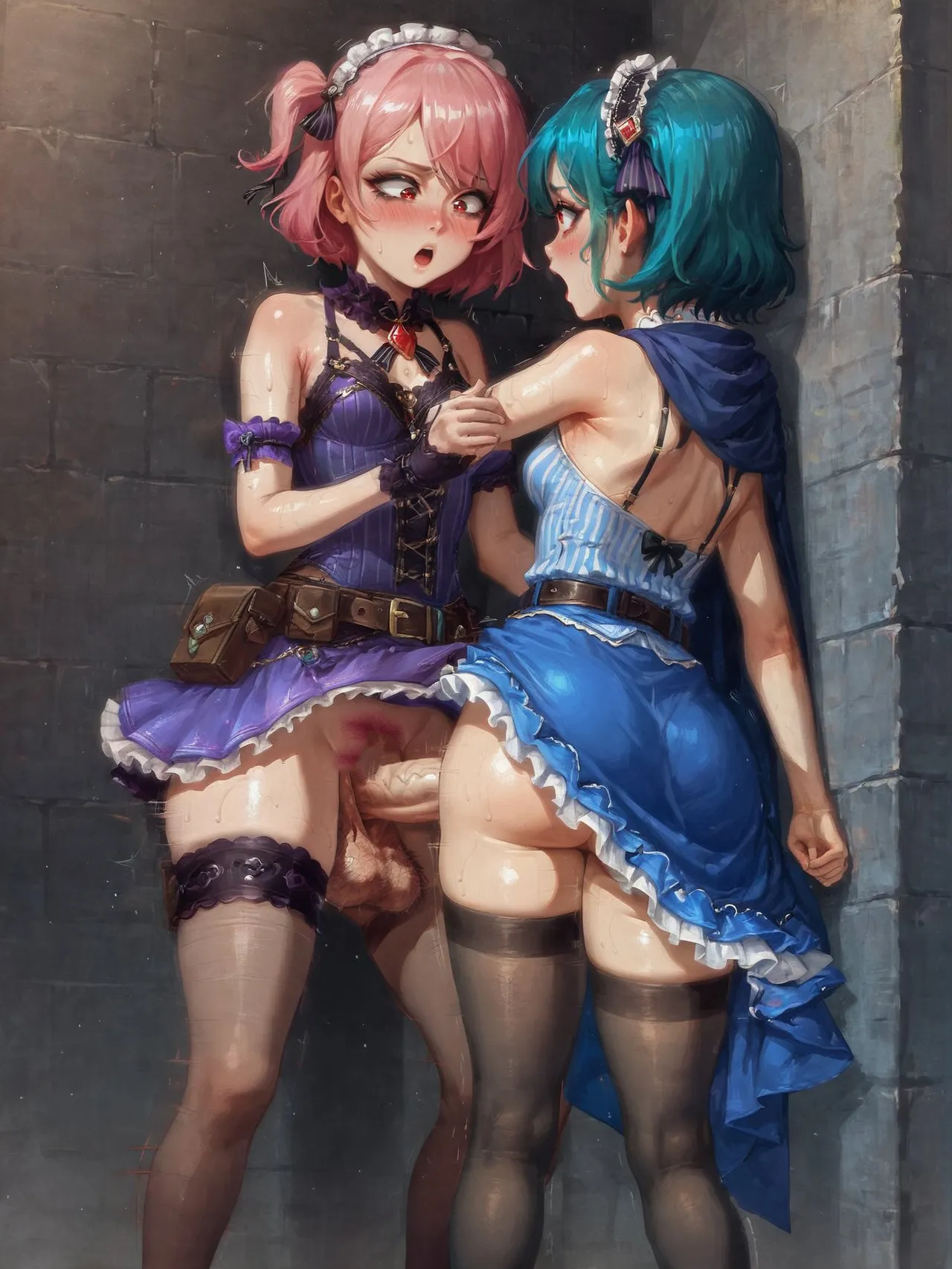 Page 53 of Potion show worker accidentally becomes a horribly sexy futanari monster! By Fuxdess, Part 2 [Ai generated]