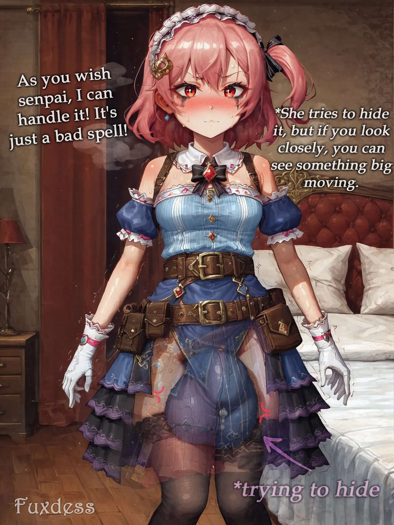 Page 6 of Potion show worker accidentally becomes a horribly sexy futanari monster! By Fuxdess, Part 2 [Ai generated]