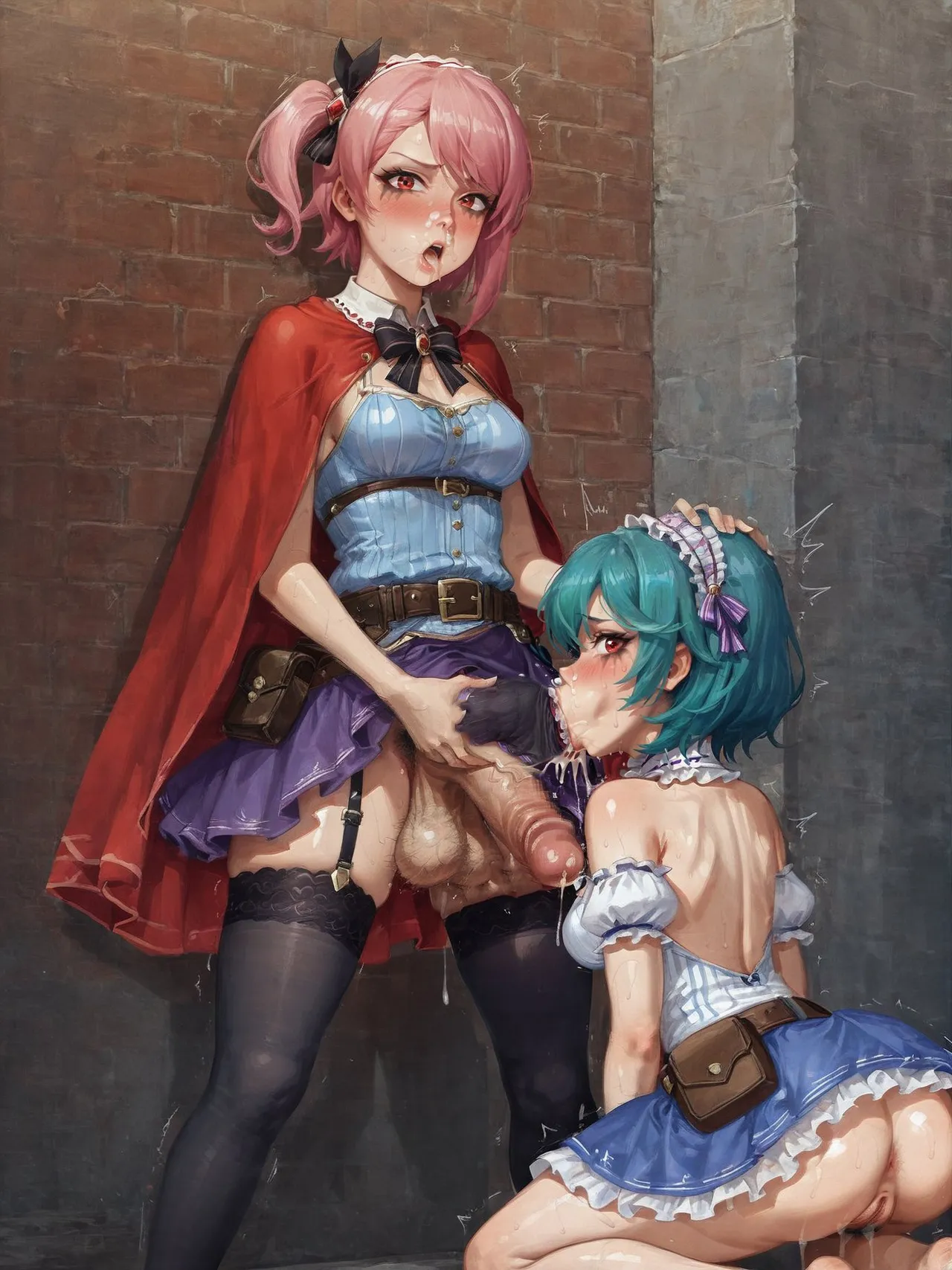 Page 62 of Potion show worker accidentally becomes a horribly sexy futanari monster! By Fuxdess, Part 2 [Ai generated]