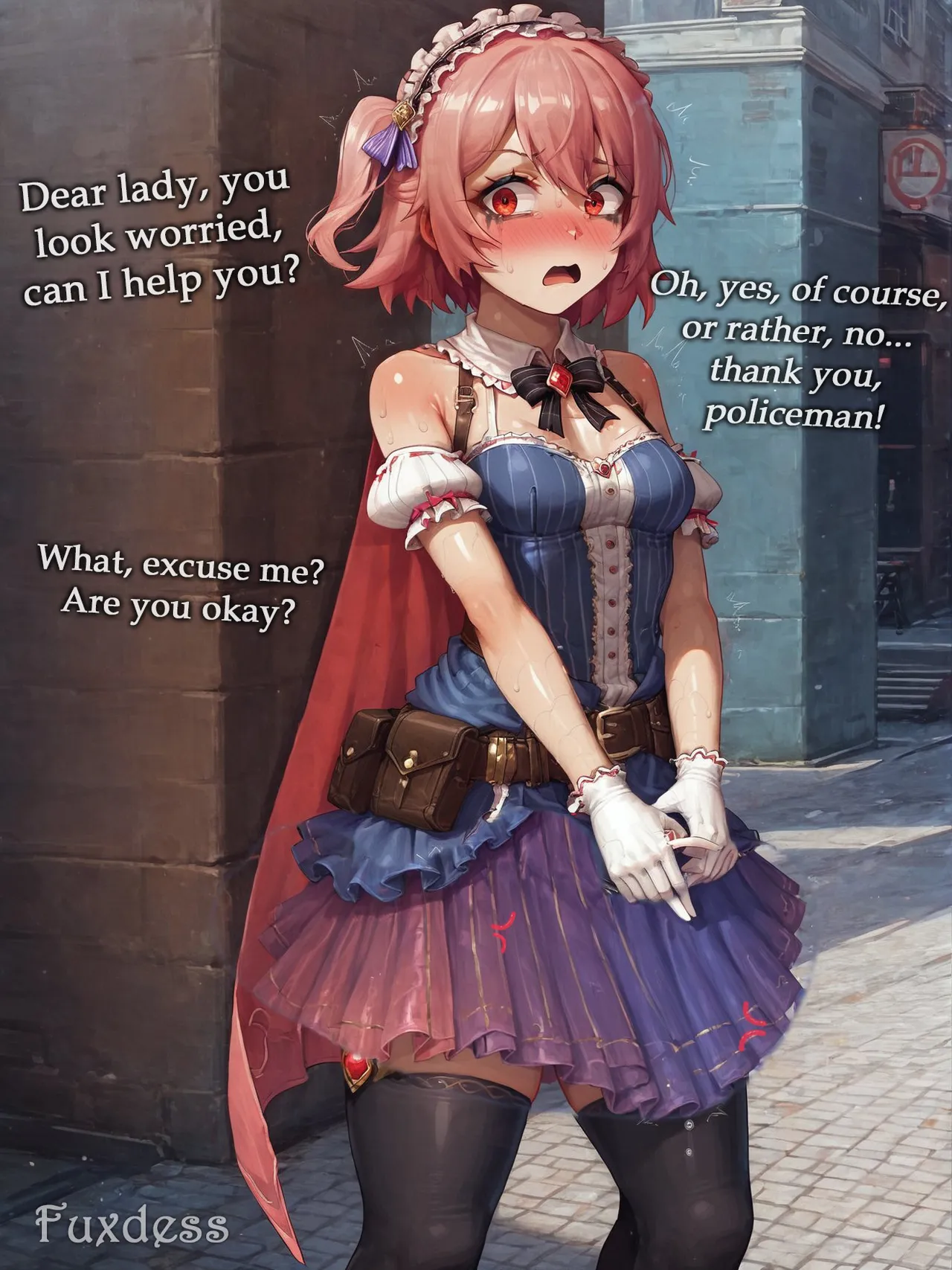 Page 7 of Potion show worker accidentally becomes a horribly sexy futanari monster! By Fuxdess, Part 2