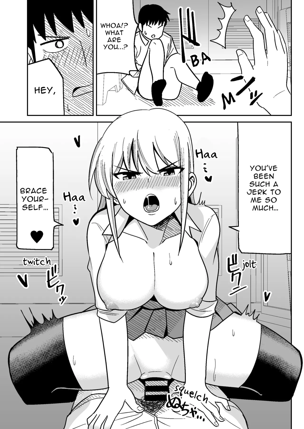 Gyaru na Kanojo to Pashiri na Ore | Gyaru Her and Gofer Me page 18 original parody - schoolboy uniform schoolgirl uniform hentai manga - read online free