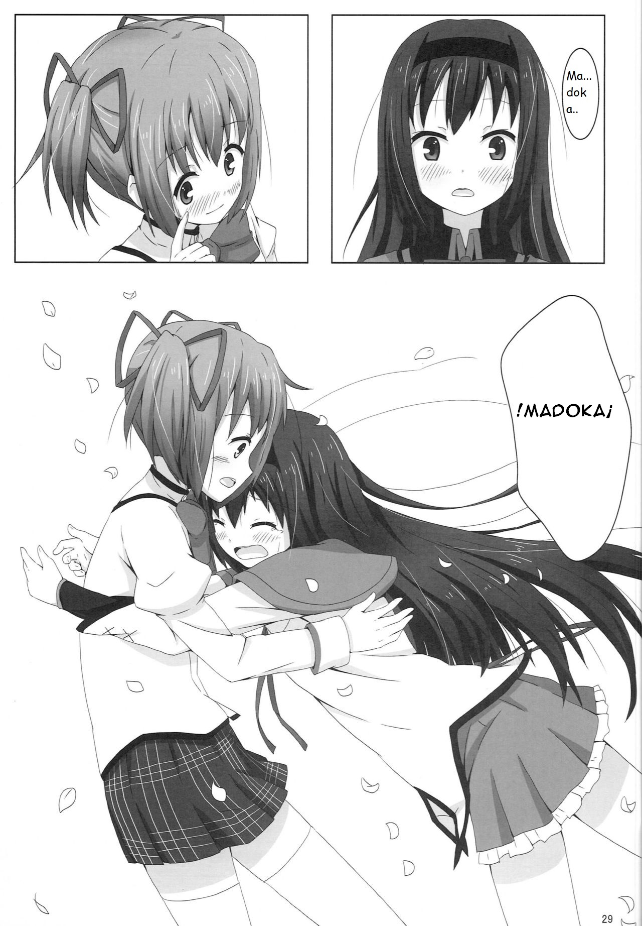 MH COMPLEX page 29 featuring homura akemi puella magi madoka magica parody - kissing magical girl hentai manga - read online free