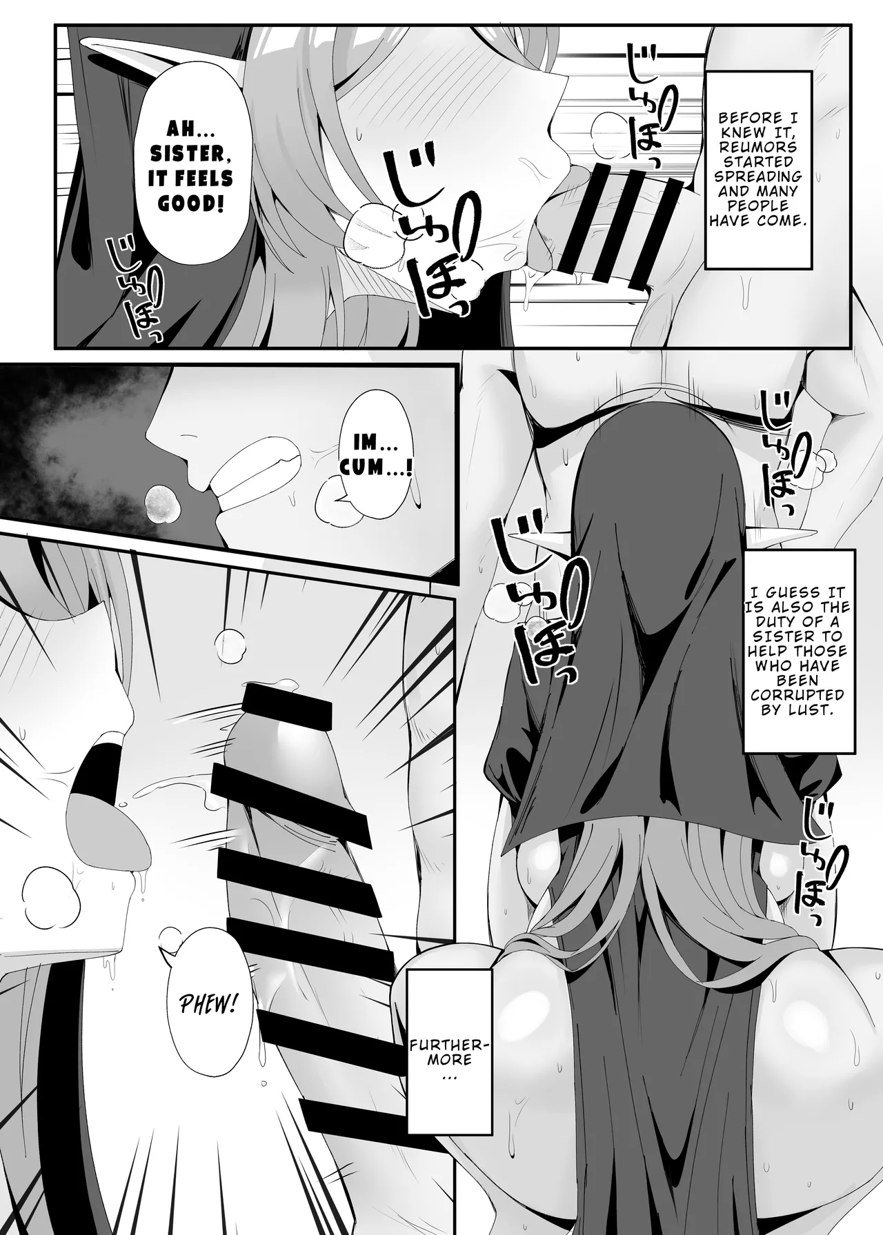 Hatsujouki no Elf Sister wa Mainichi Joukachuu | The Elf Sister in Heat is Aroused Every Day page 27 original parody - elf big breasts hentai manga - read online free