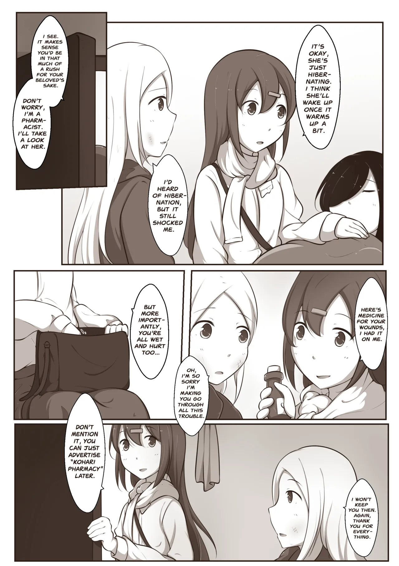 Black and White, You and Me 2 page 16 original parody - transformation monster girl hentai manga - read online free