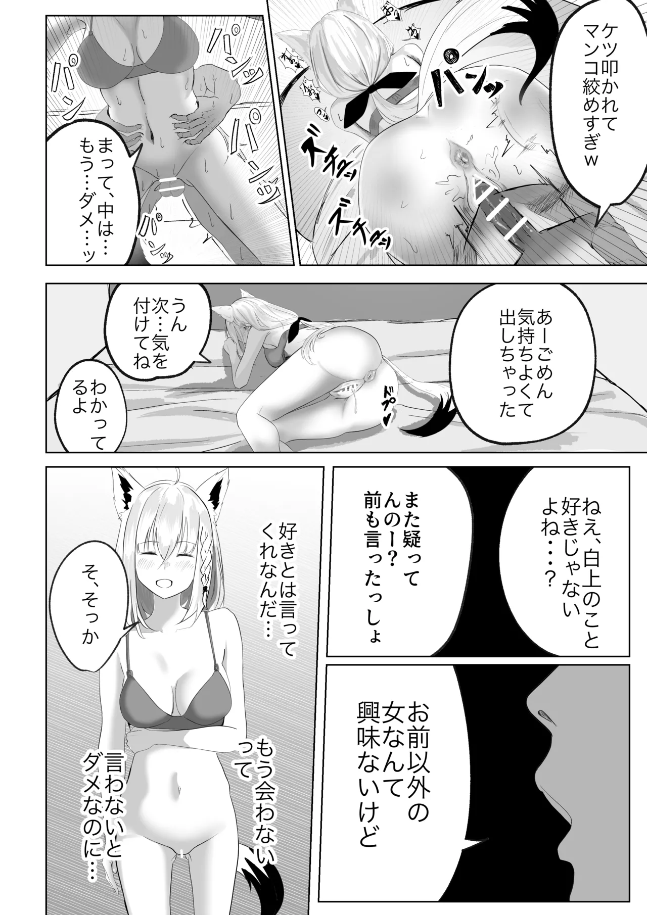 ファンに内緒で裏でオナホ扱いされてる白上フブキ。 - Page 2