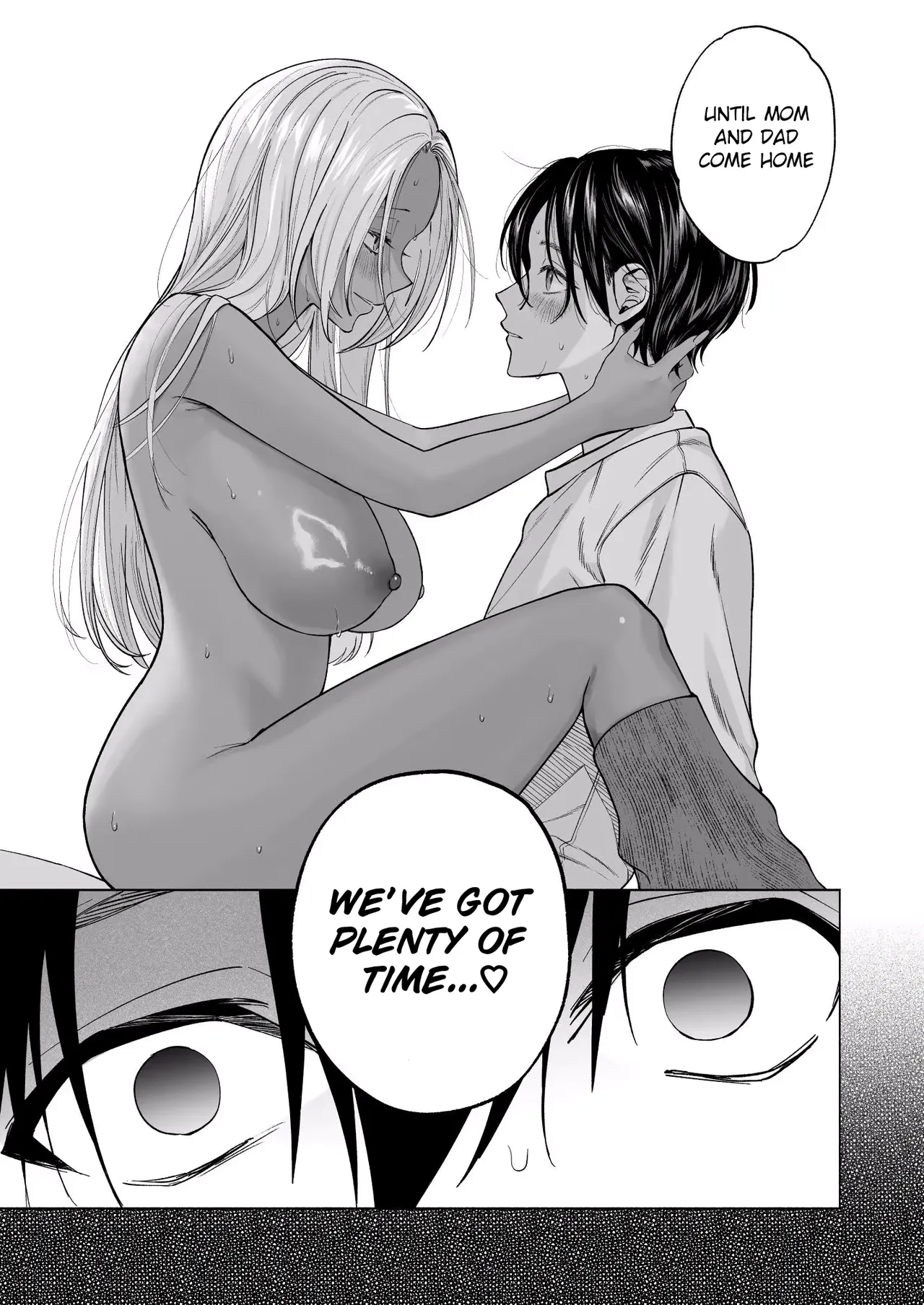 Kuro Gal Kyonyuu Gimai wa Boku o Yasashiku Sakusei Shitai - Page 41