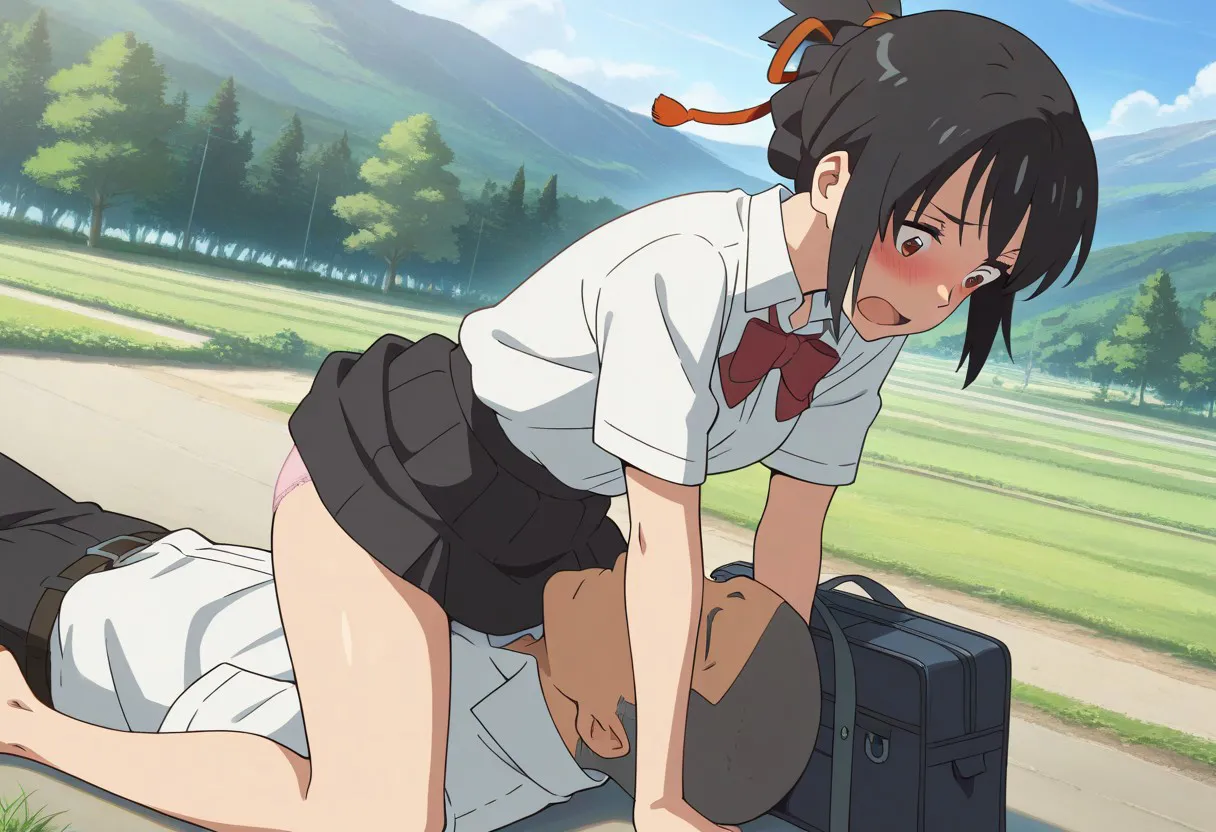Mitsuha sex in the woods - Page 18