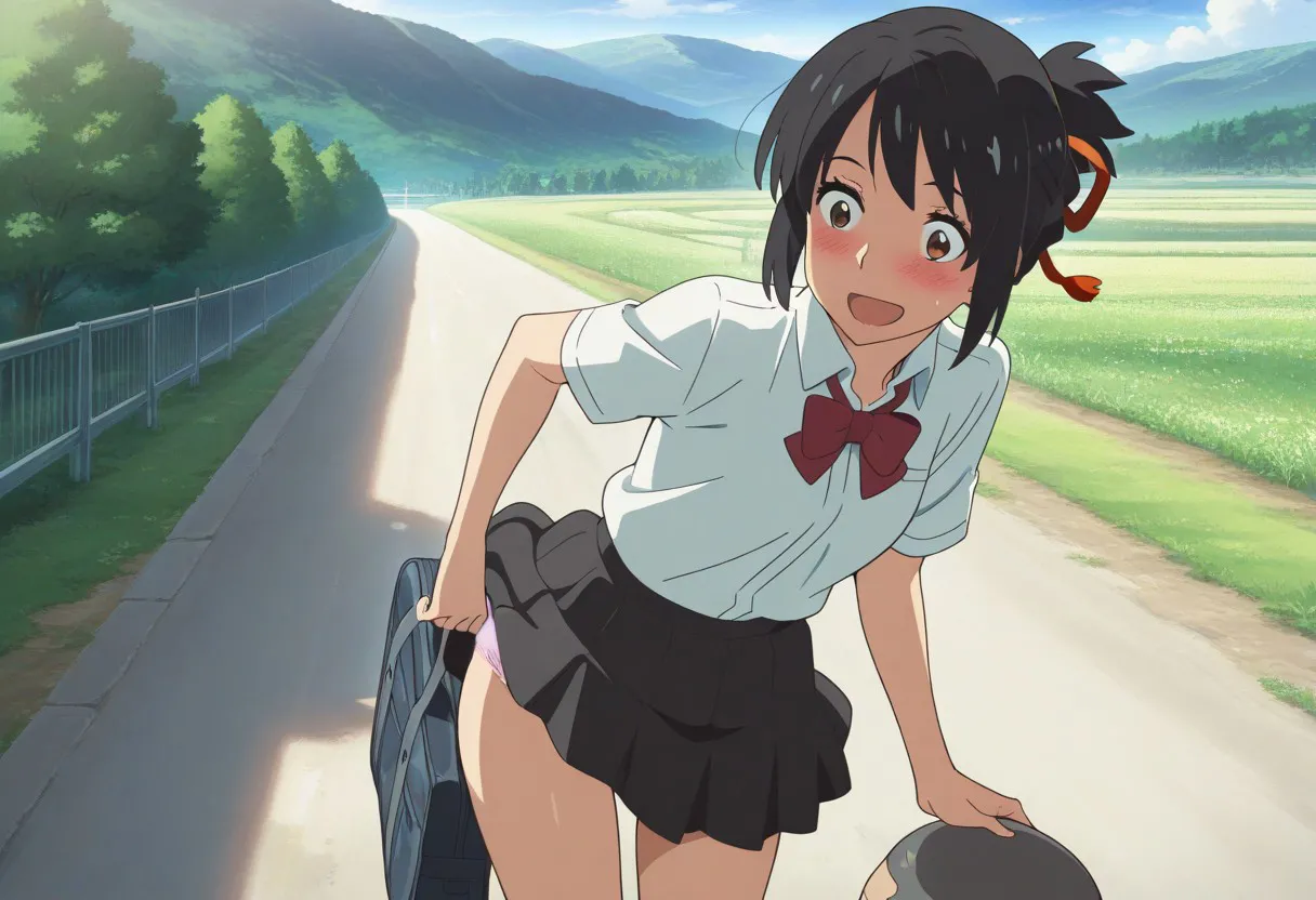 Mitsuha sex in the woods - Page 23
