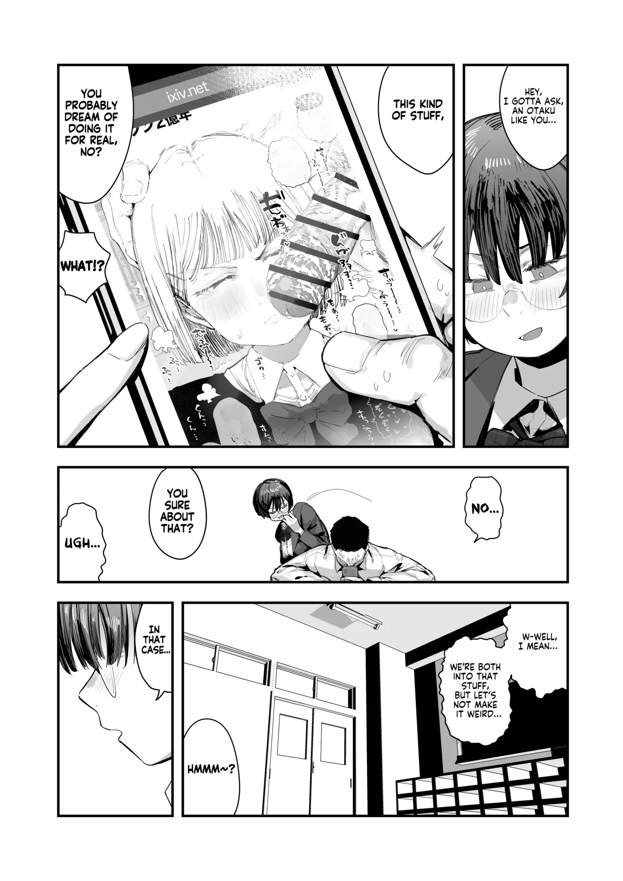 [Anon 2-okunen] Ittai Dou Natte Shimau no ka!? (Chinkasu shuu Okazu ni Onanie Saremasu) | What the hell will happen?! (She's gonna finger herself while sniffing my smegma stench!) [English] [KM_42] [Ongoing] - Page 7
