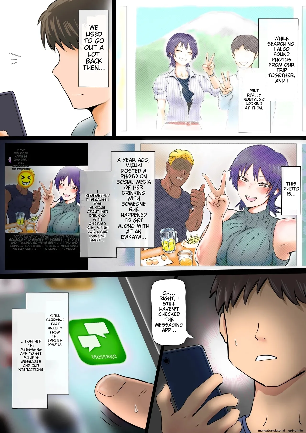 Smapho-goshi ni Kieta Tsuma - Page 4