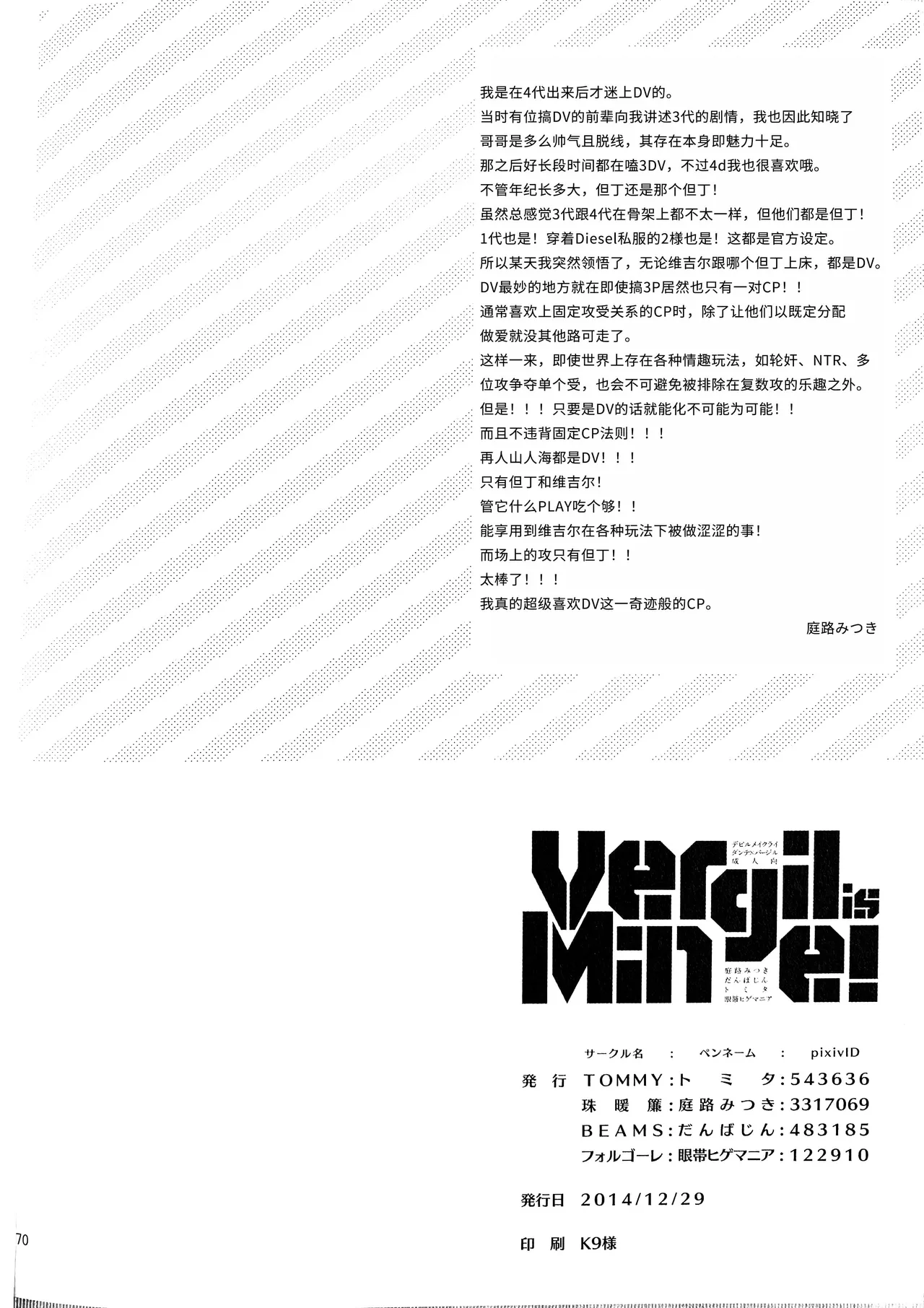 [Anthology]Vergil is Mine [Dante x Vergil](Devil May Cry) [Chinese]（庭路PART） - Page 27
