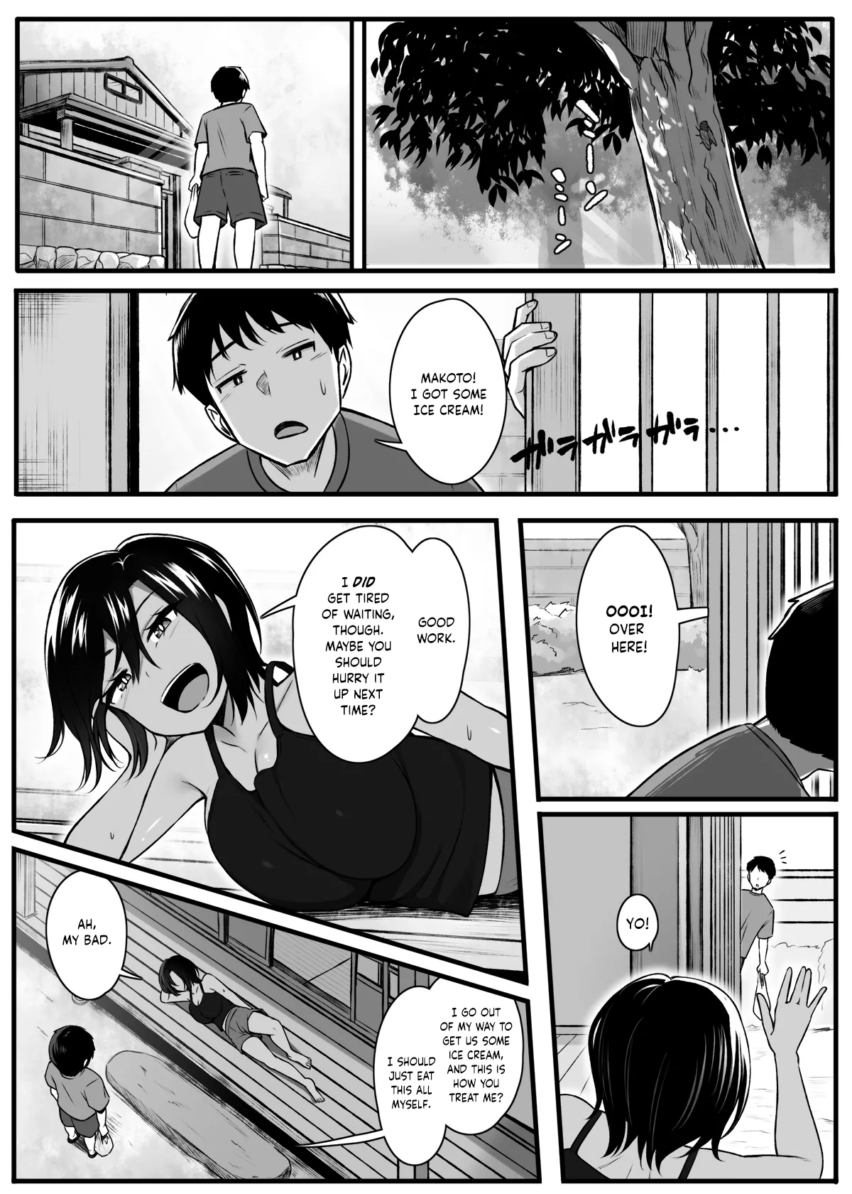 Page 2 of [Molta Shouten (Molta)] Makezu Girai na Osananajimi to H Shoubu suru Hanashi | A story where a Childhood Friend that hates Losing has a Sex Battle! [English] [LIQUIDPANT]