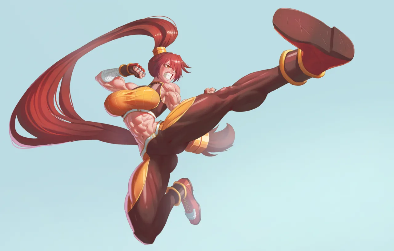 muscle girl art - Page 217