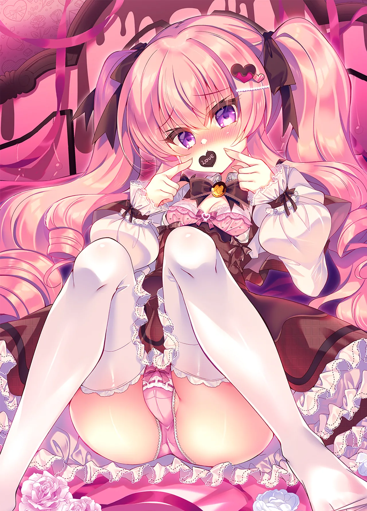 Page 1 of [Lonely Church (Suzunone Rena)] Chocolate x Kanojo ~Tsundere Kanojo ga Choco o Tabetara...~ [Digital]