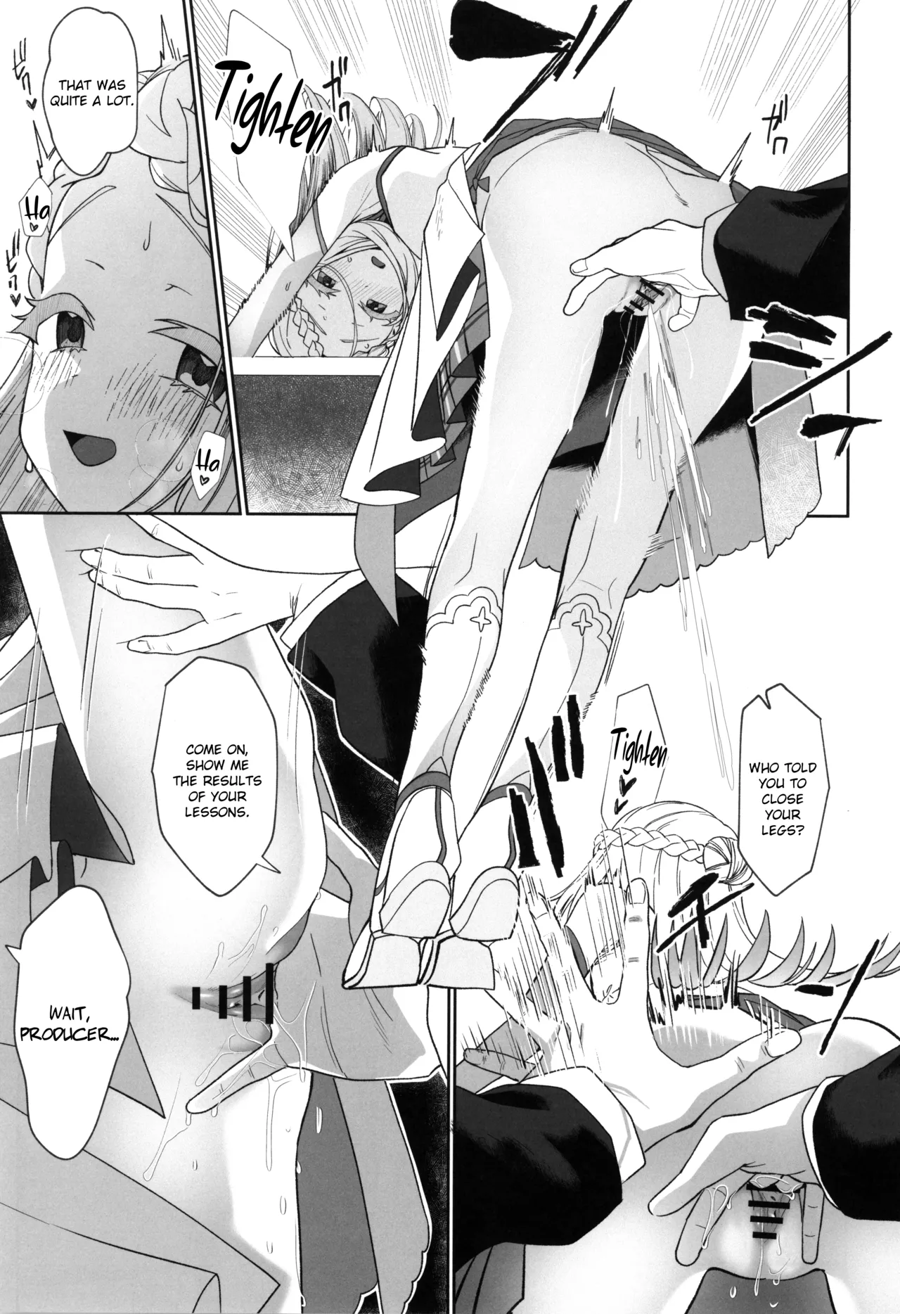 Page 13 of (C104) [Sleepwatch.ex (Aibu Yue)] Aserasarete Kogareru | Yearning for it, teased for it (Gakuen IDOLM@STER) [English] [Literally Starving]