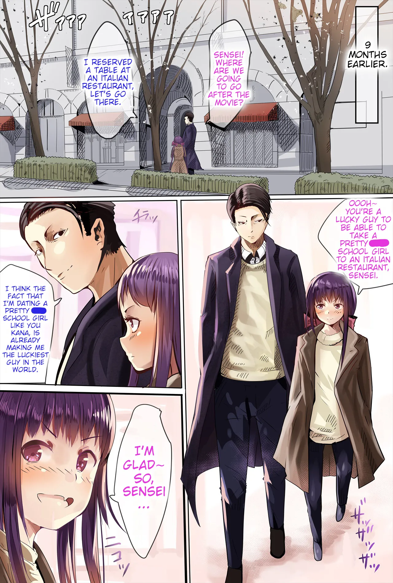 Page 4 of [Calm Atmosphere] Nenrei no Meccha Hanareta Oshiego o Jusei Ninshin Saseta Ohanashi | A Story About Impregnating a Much Younger Student of Mine. [English] [Poranya]