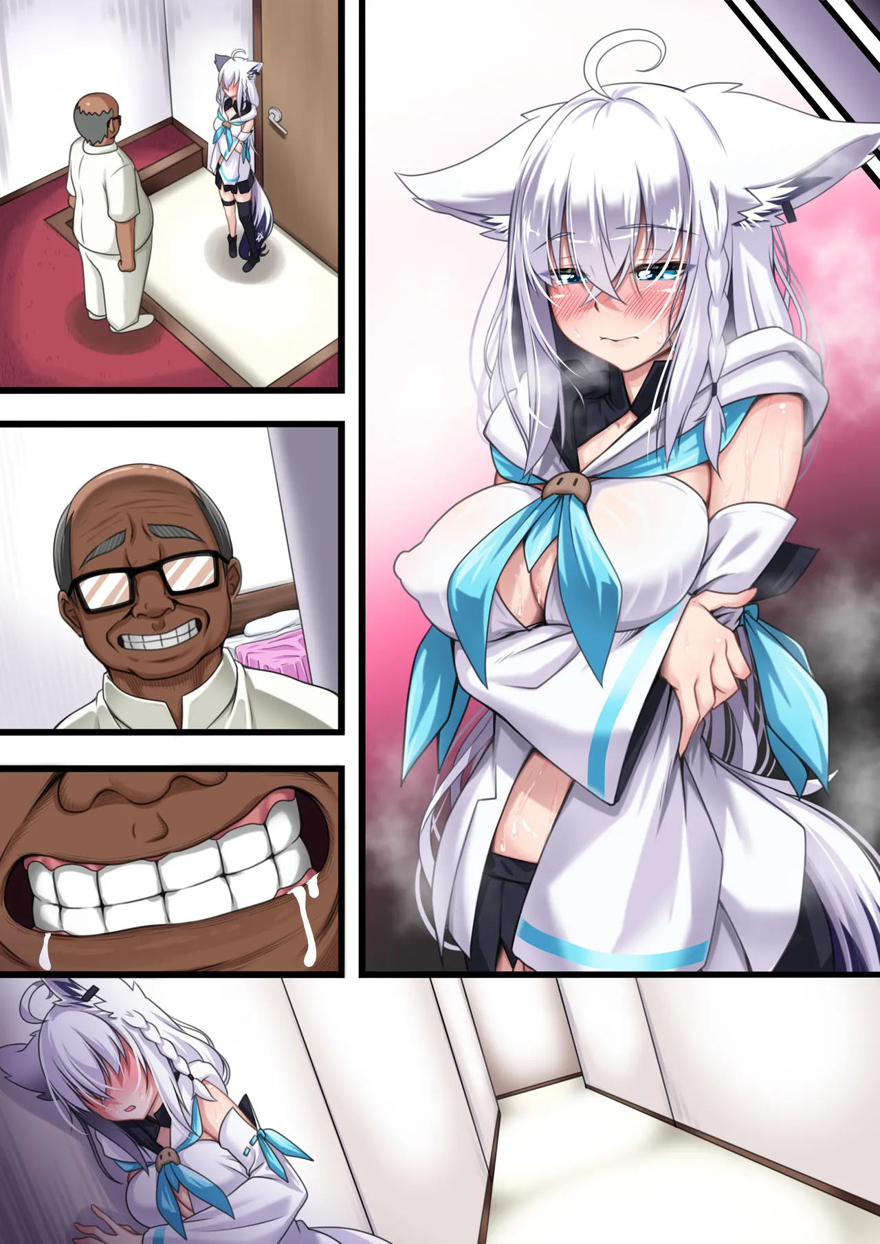 Tsukiai Hajimeta Sukonbu ga Shiotaiou de, Ossan Sukonbu ni Otosareru Fubuki-san - Page 404