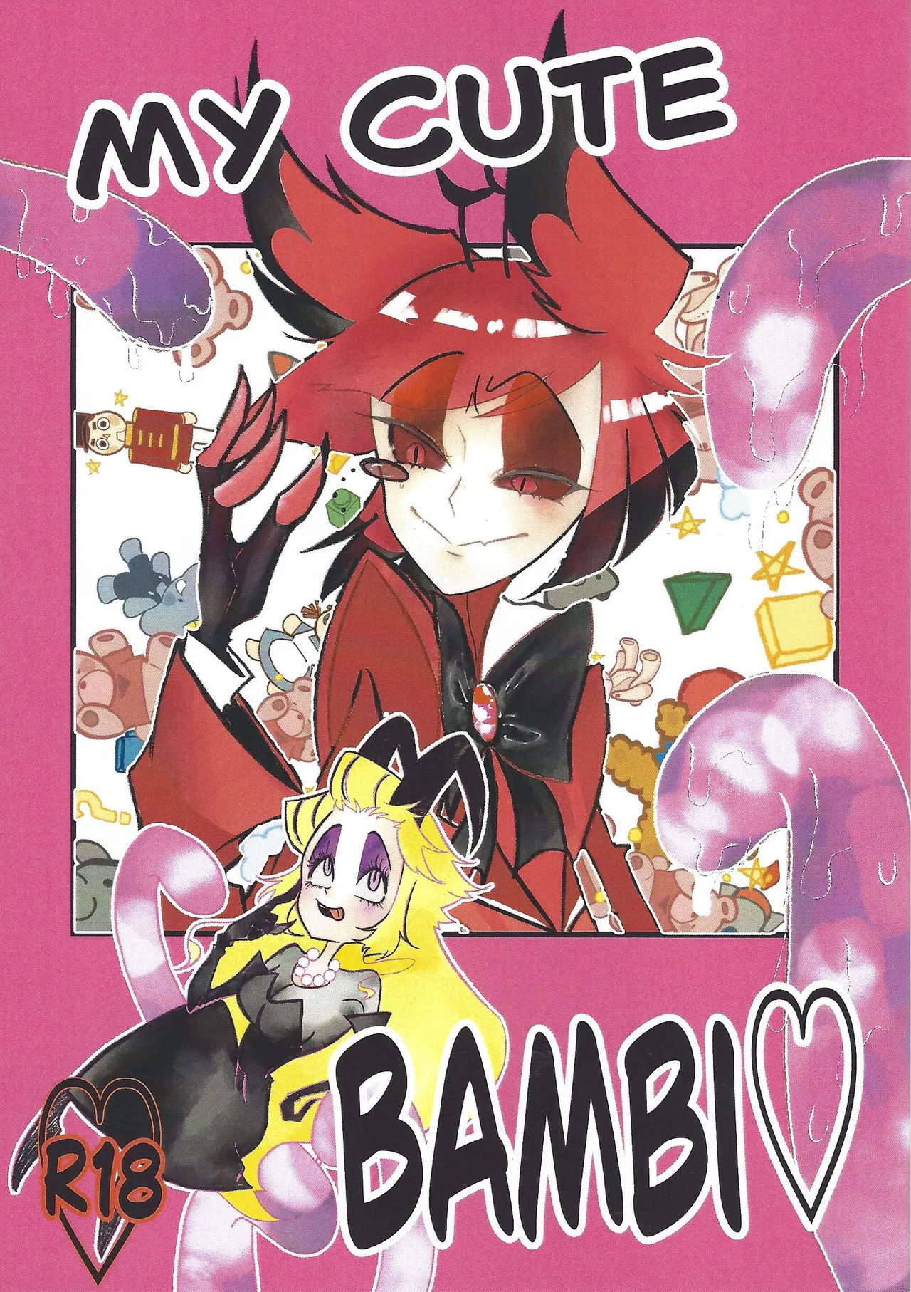 Page 1 of [Zangyo kakutei (Sanjiyu)] MY CUTE BAMBI♡ (Hazbin Hotel)