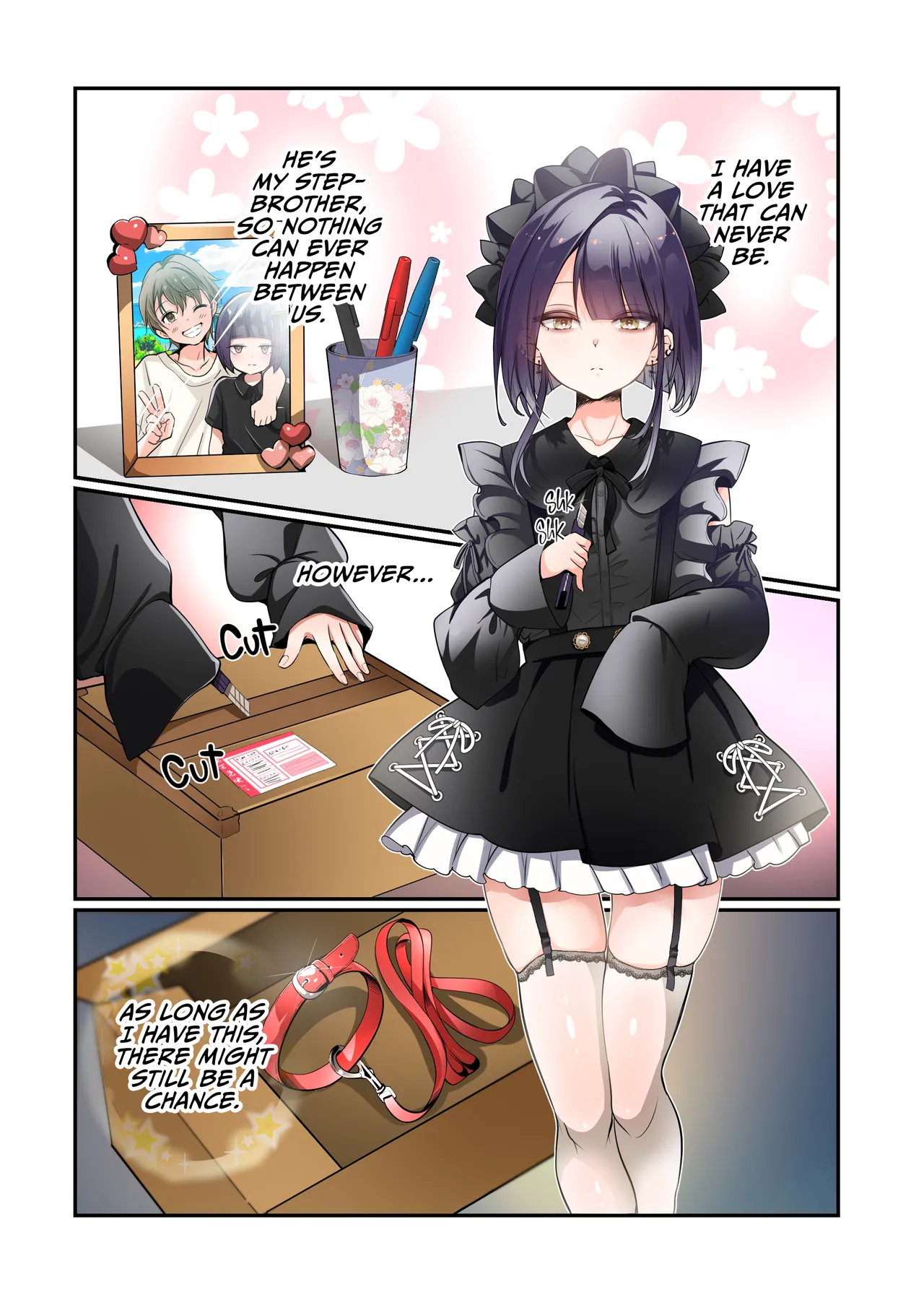 Page 2 of [Amuai Okashi Seisakusho (Tsukumaru)] Mesu Inu-ka no Kubiwa | Bitchification Collar [English] {2d-market.com} [Decensored]