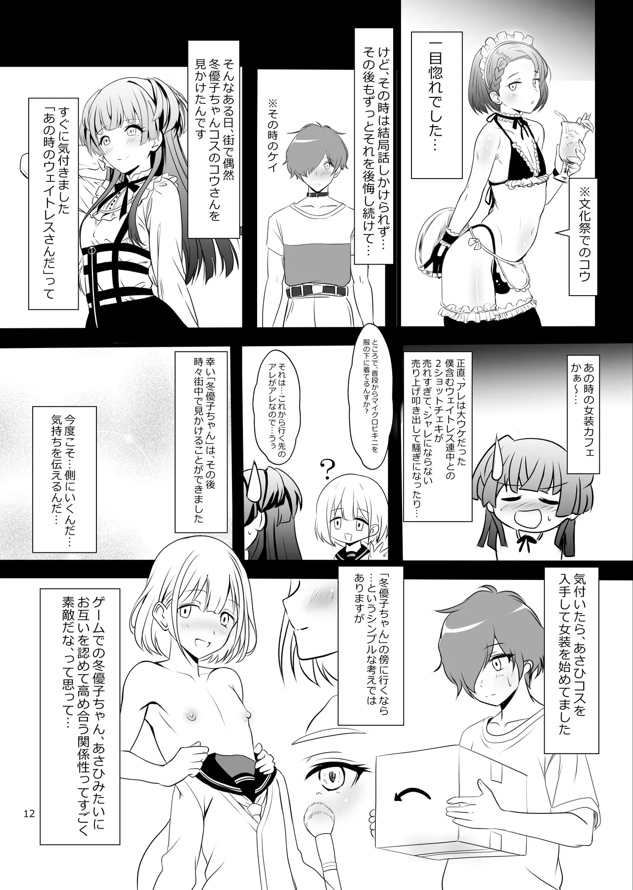Fuyuko♂Asahi♂ himitsu no ○○ - Page 12