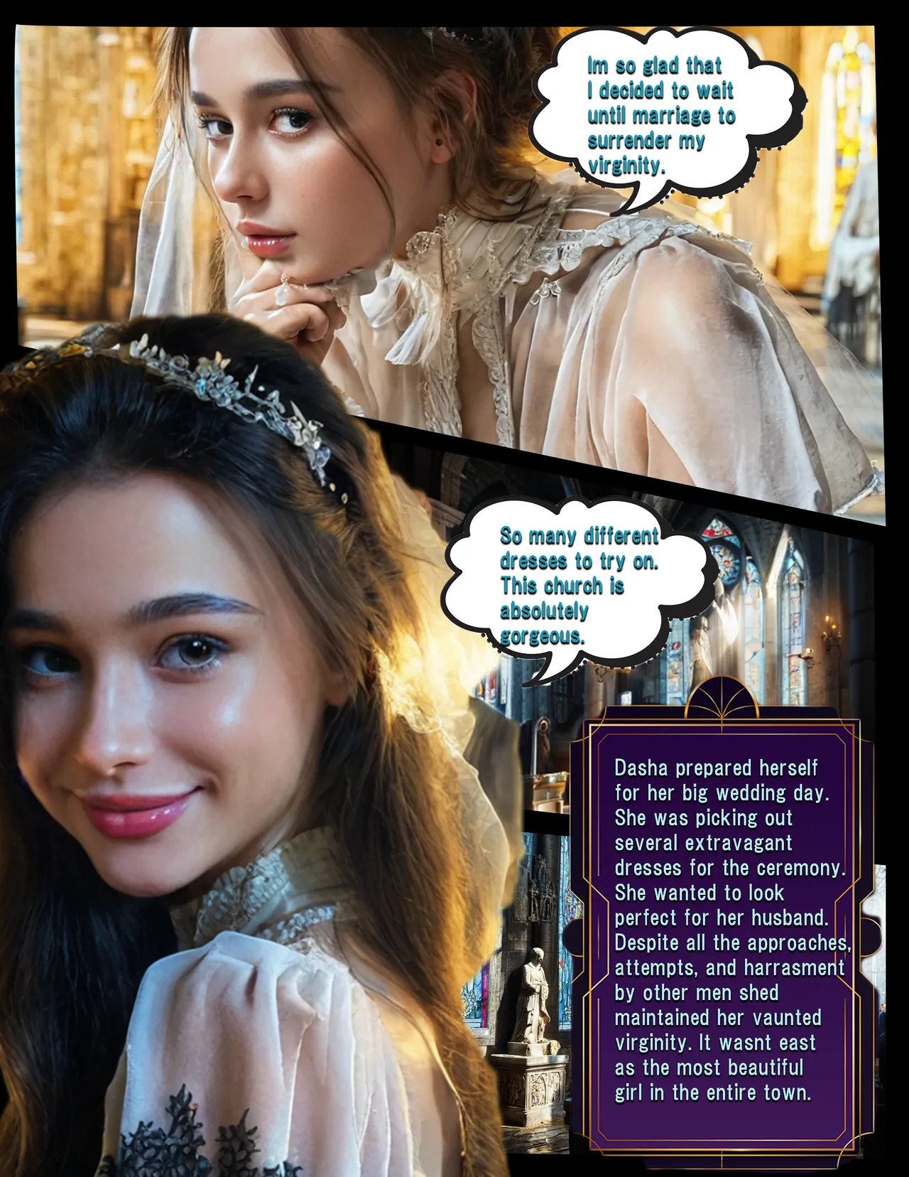 Page 2 of Dungeons and Heroines, Dasha the Ravished Bride