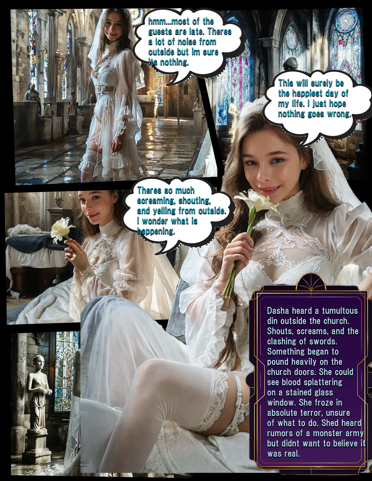 Page 3 of Dungeons and Heroines, Dasha the Ravished Bride