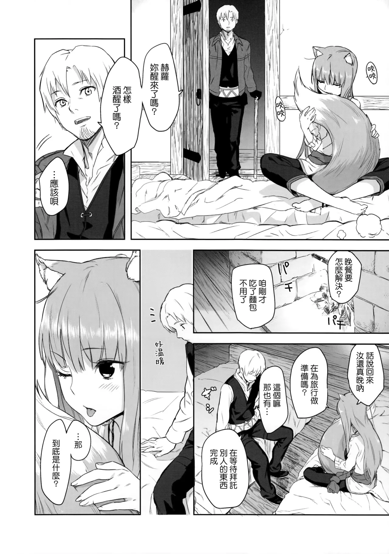 Page 11 of (C83) [Ajisaidenden (Kawakami Rokkaku, Takanashi Rei)] Harvest II (Spice and Wolf) [Chinese] [Genesis漢化]