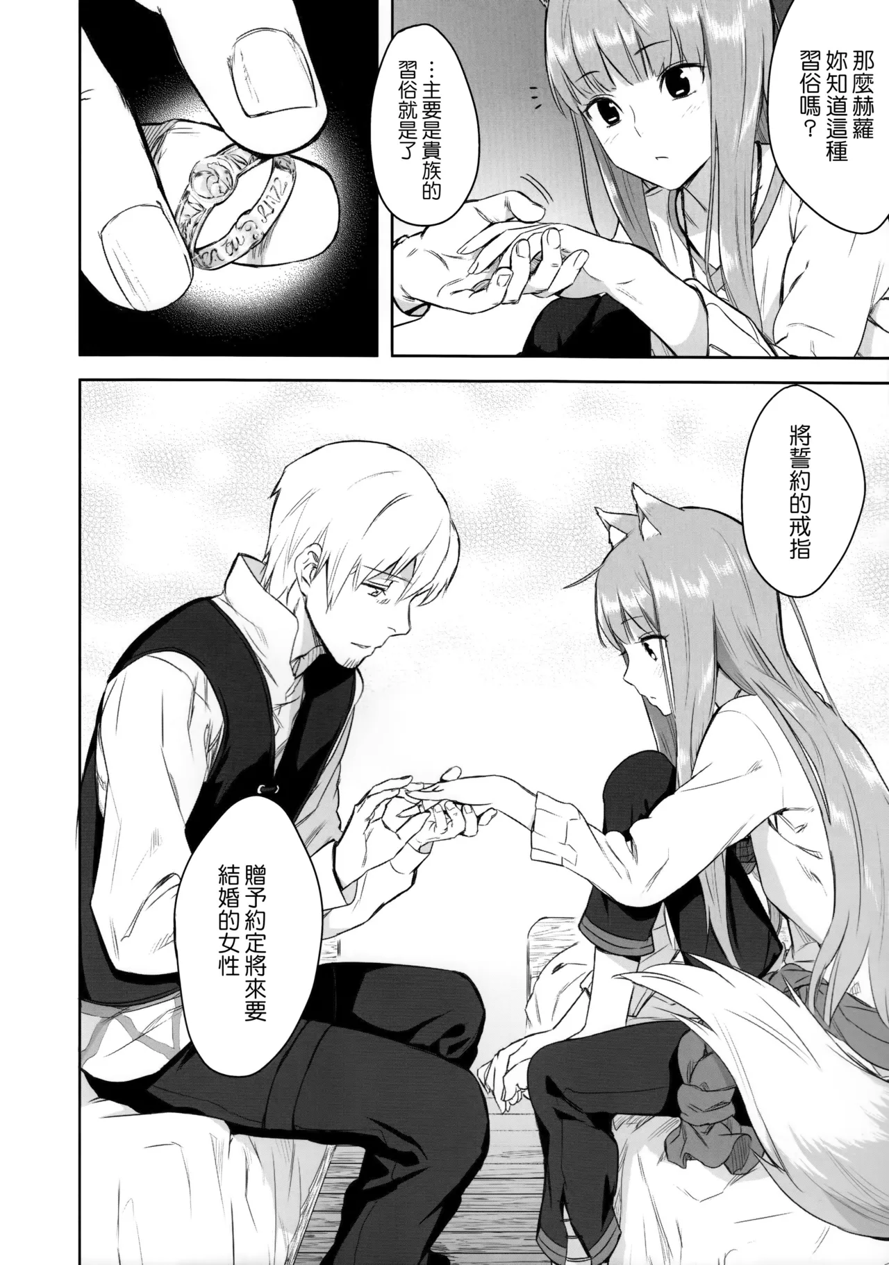 Page 13 of (C83) [Ajisaidenden (Kawakami Rokkaku, Takanashi Rei)] Harvest II (Spice and Wolf) [Chinese] [Genesis漢化]