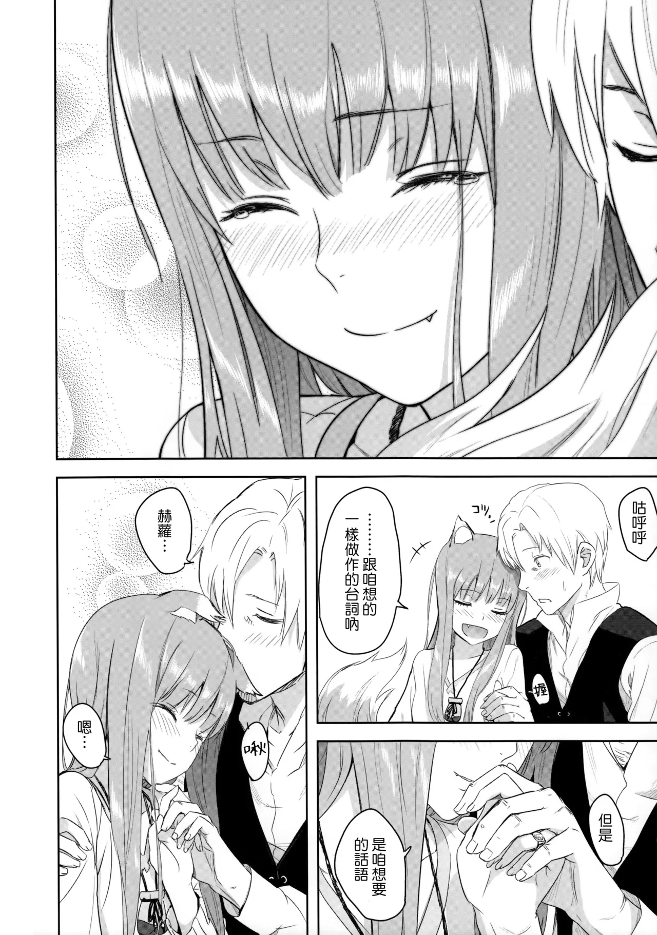 Page 19 of (C83) [Ajisaidenden (Kawakami Rokkaku, Takanashi Rei)] Harvest II (Spice and Wolf) [Chinese] [Genesis漢化]