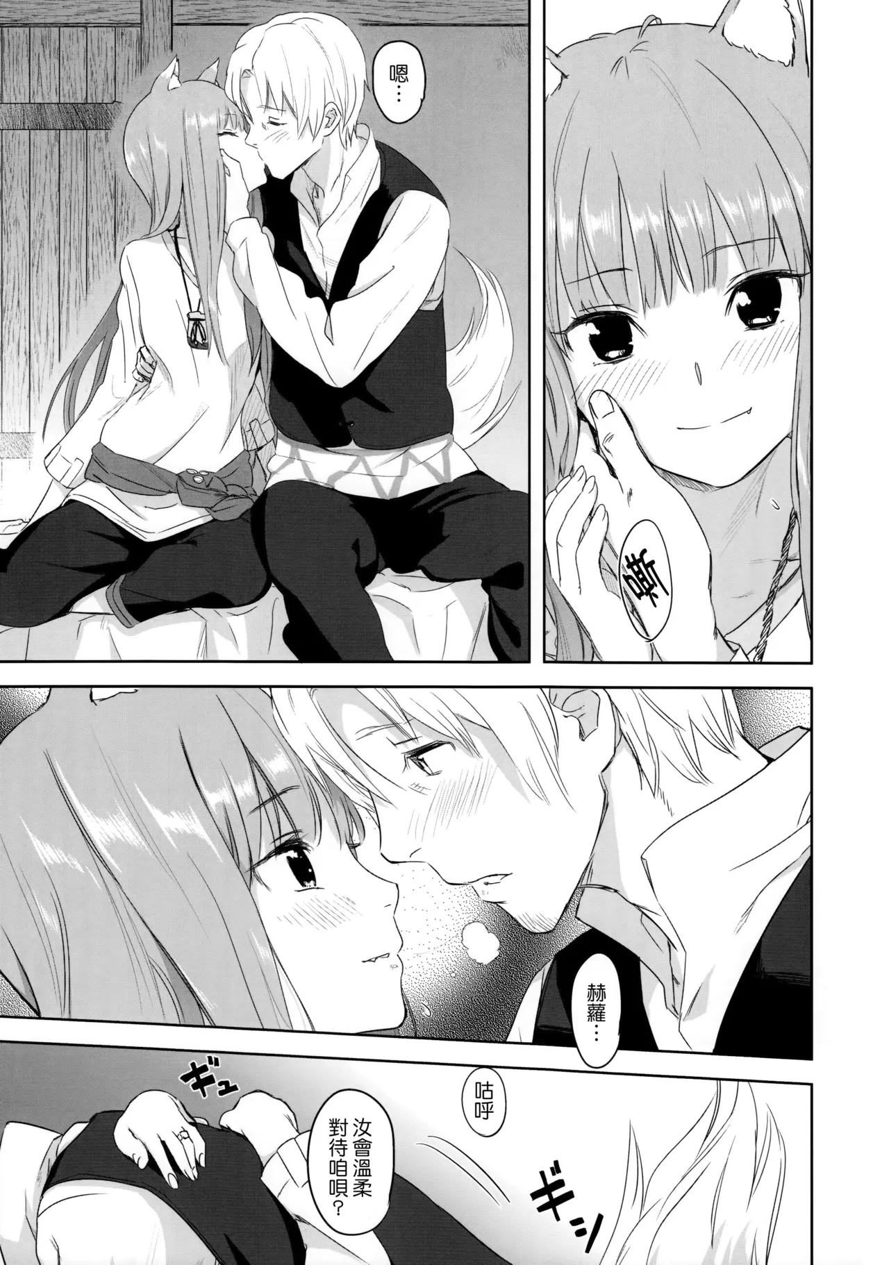 Page 20 of (C83) [Ajisaidenden (Kawakami Rokkaku, Takanashi Rei)] Harvest II (Spice and Wolf) [Chinese] [Genesis漢化]